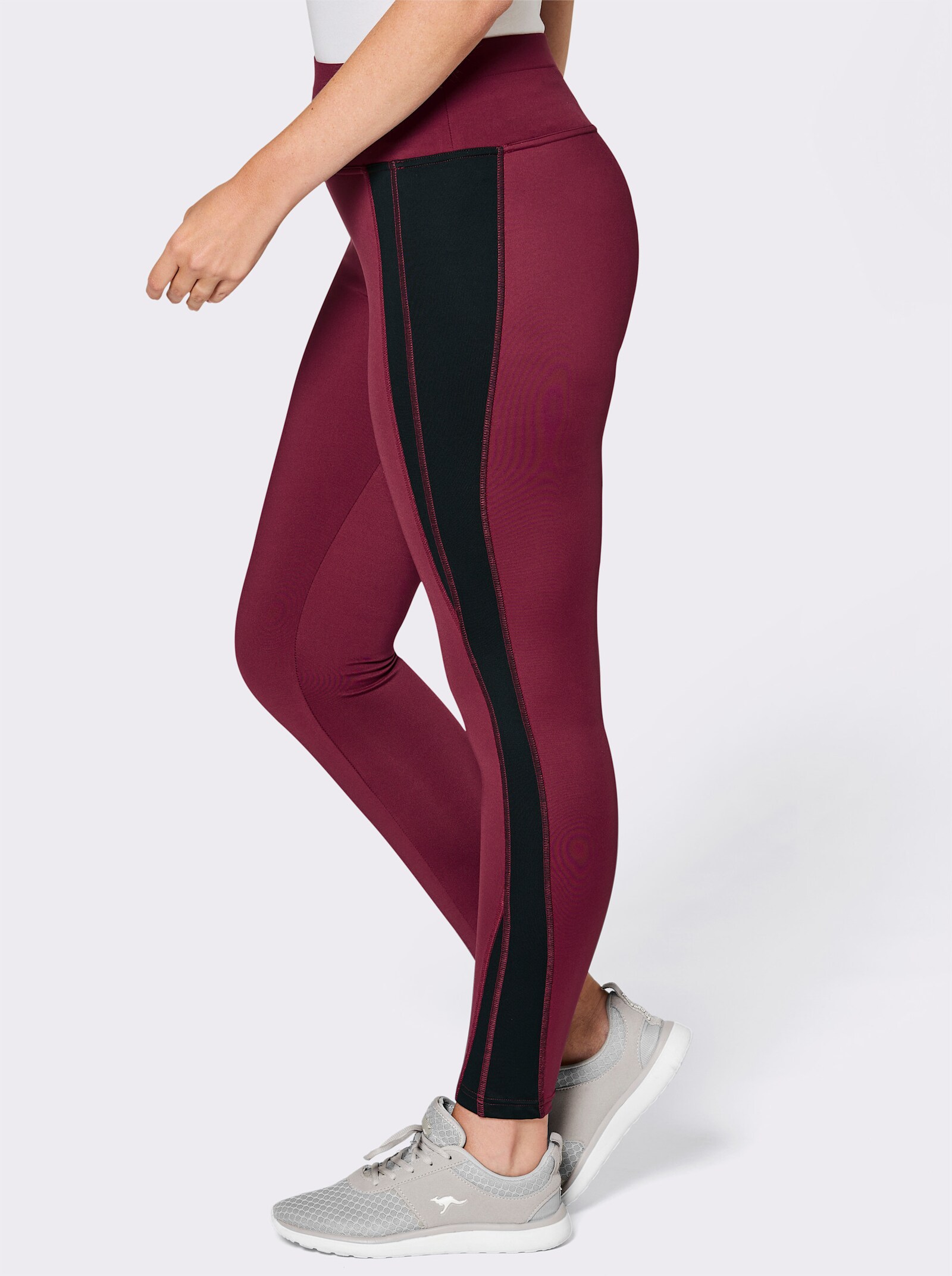 Catamaran Sports Funktionstights mit Kontrast-Einsätzen - bordeaux