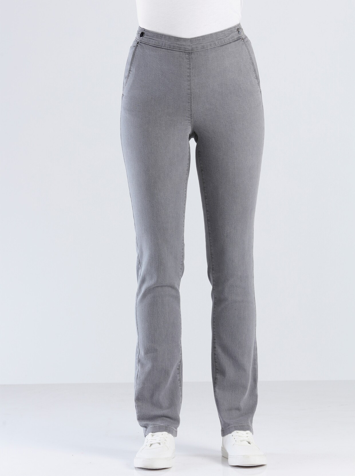 Džíny - šedá-denim