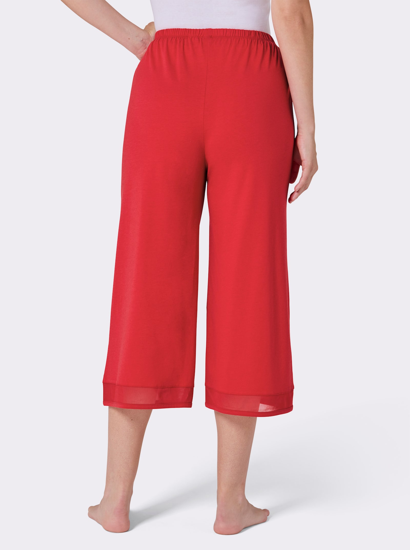 wäschepur 7/8-Hose in weiter Form - rot
