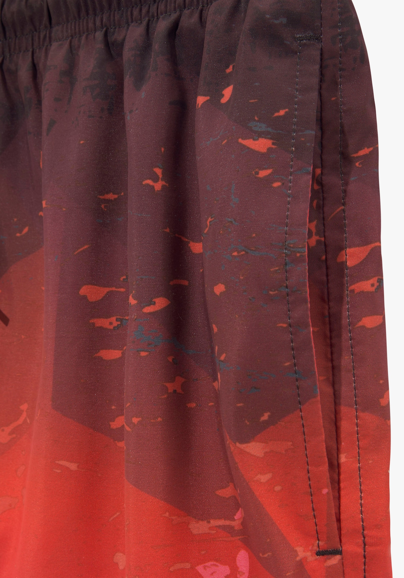 H.I.S Badeshorts - rot bedruckt