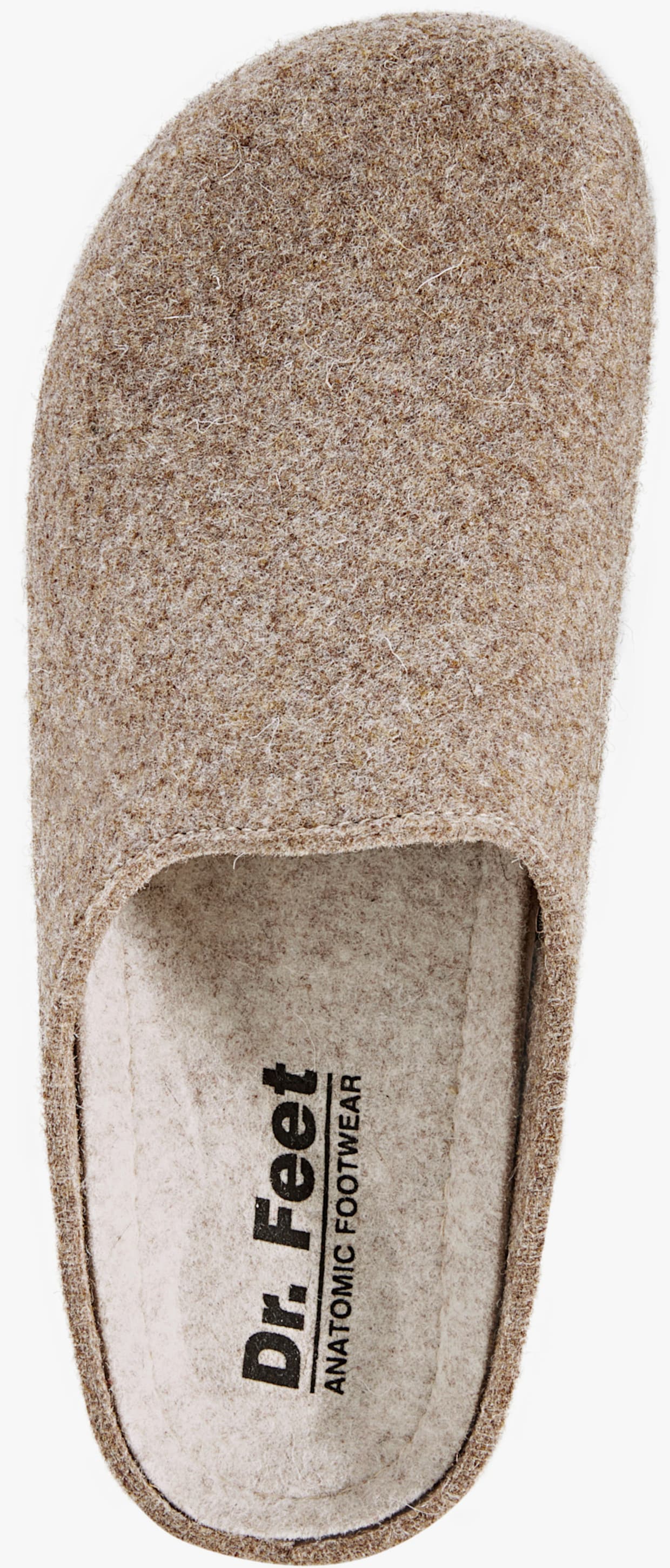 Dr. Feet huisschoenen - taupe