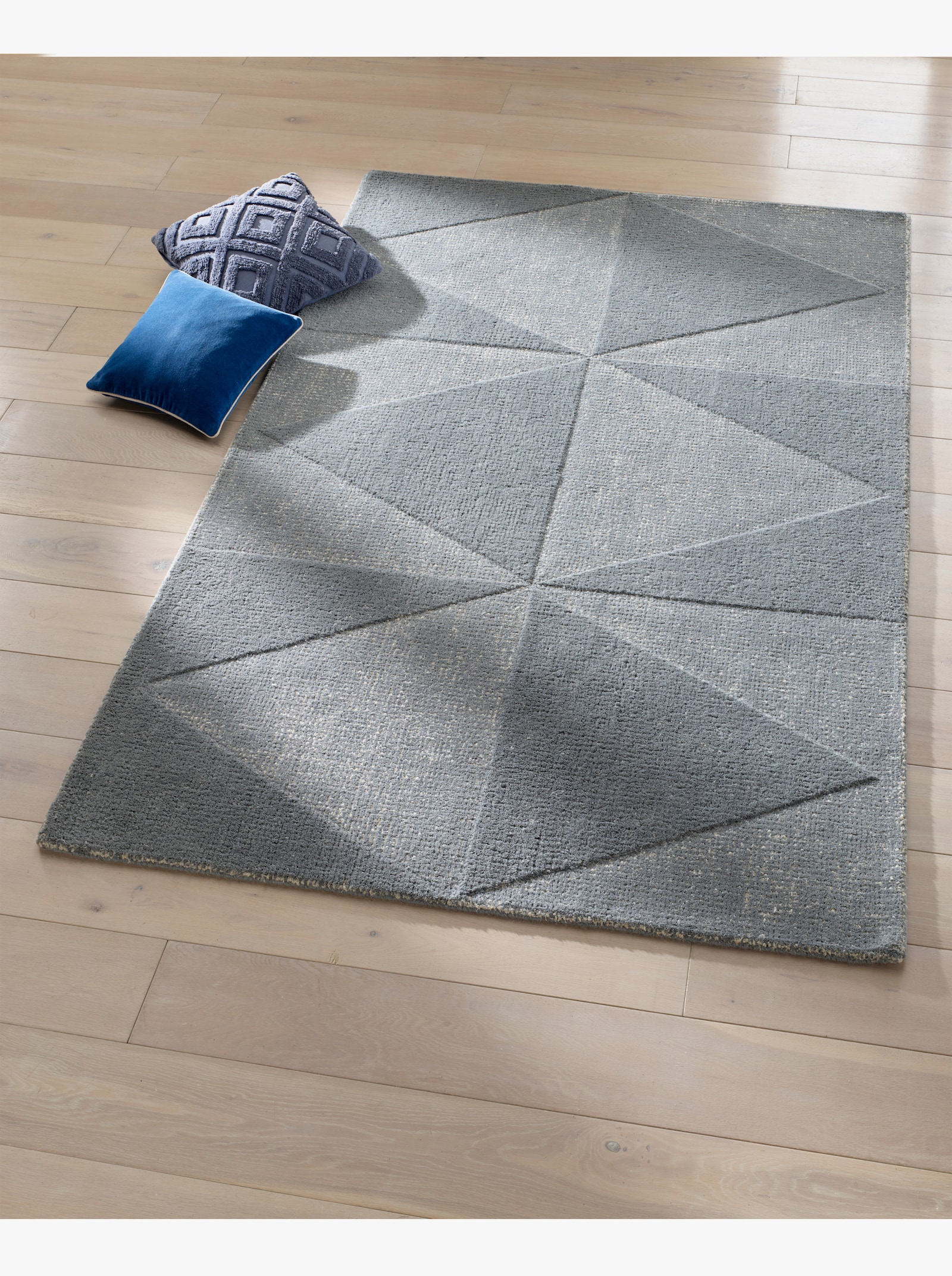 heine home Teppich - grau-ecru-meliert