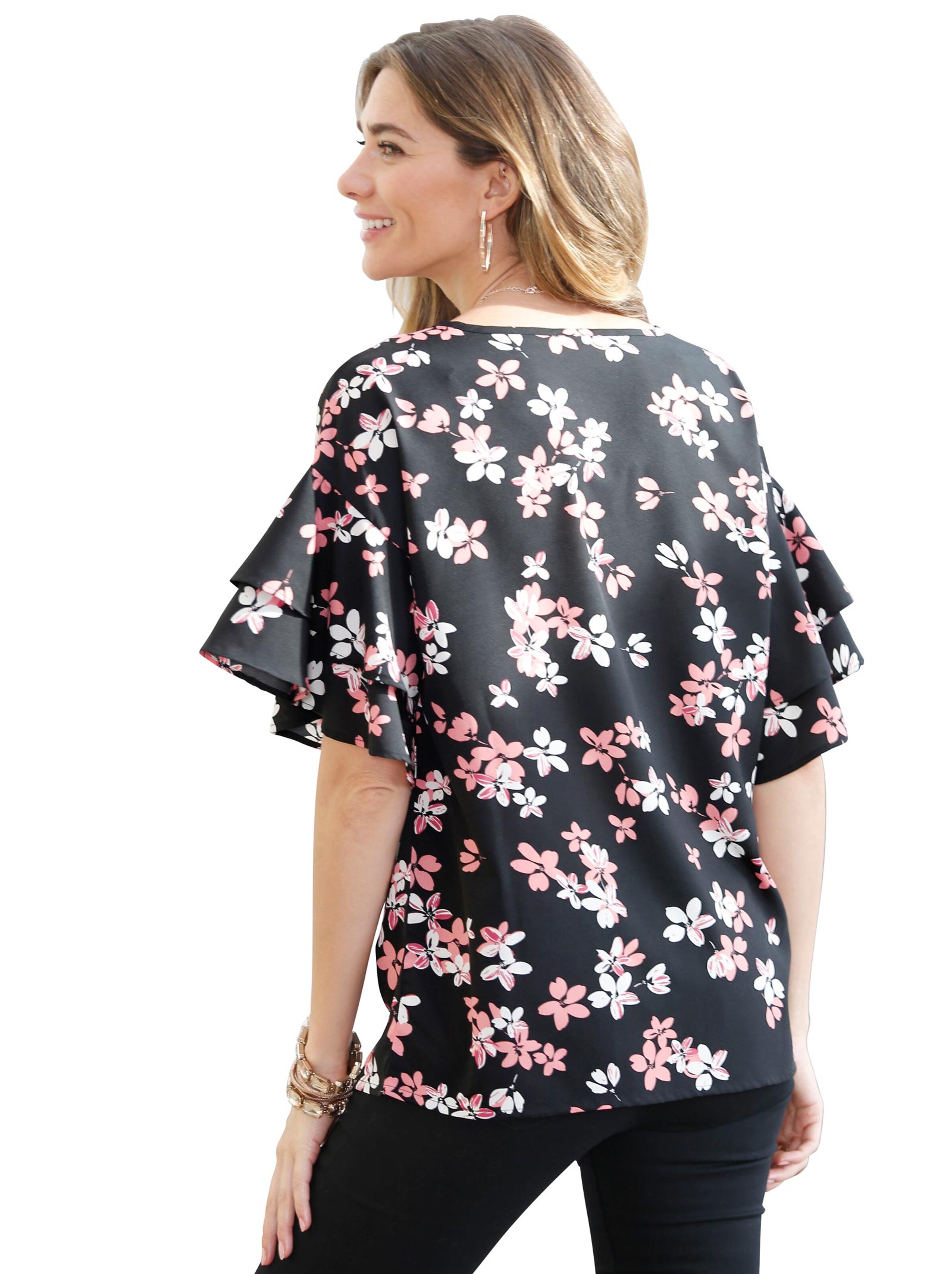 Tunika - schwarz-bedruckt