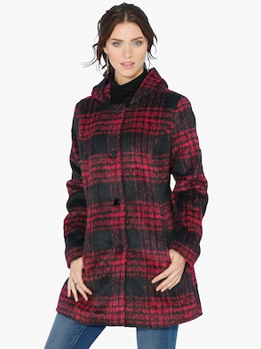 Jacke - schwarz-rot-kariert