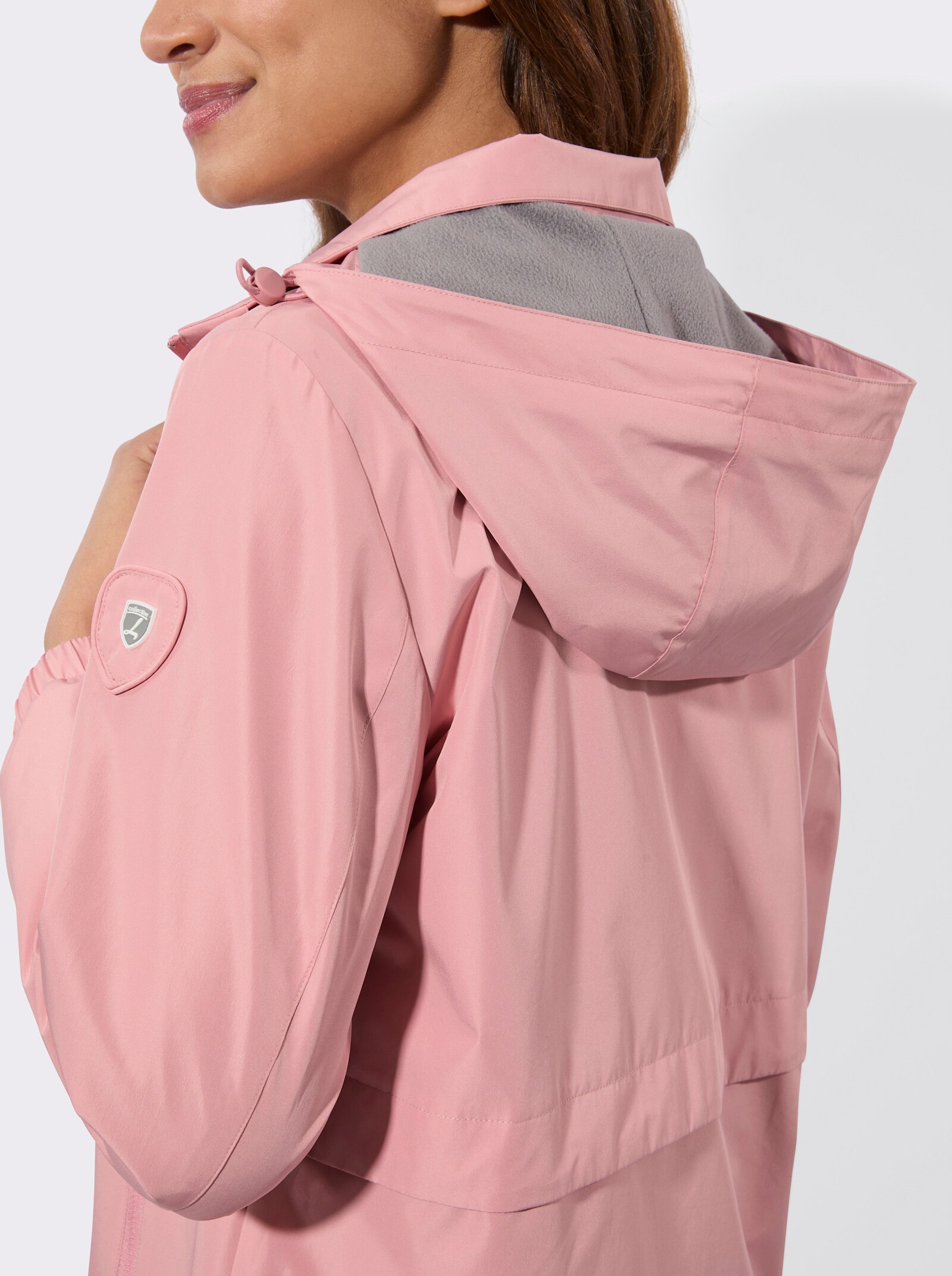 Outdoorjacke für die Übergangszeit - rosenquarz