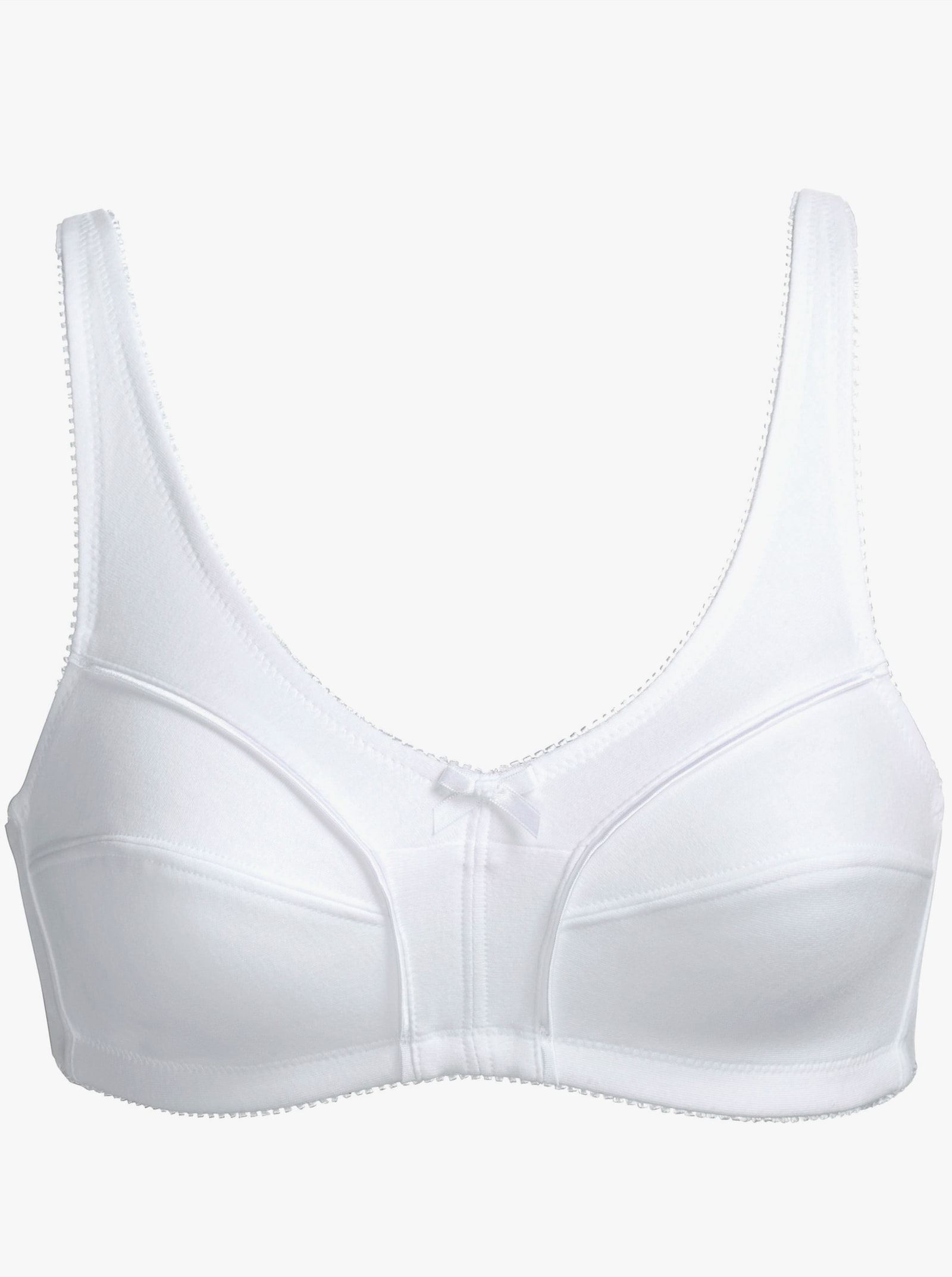 Viania BH ohne Bügel mit verstärkten Untercups - weiß