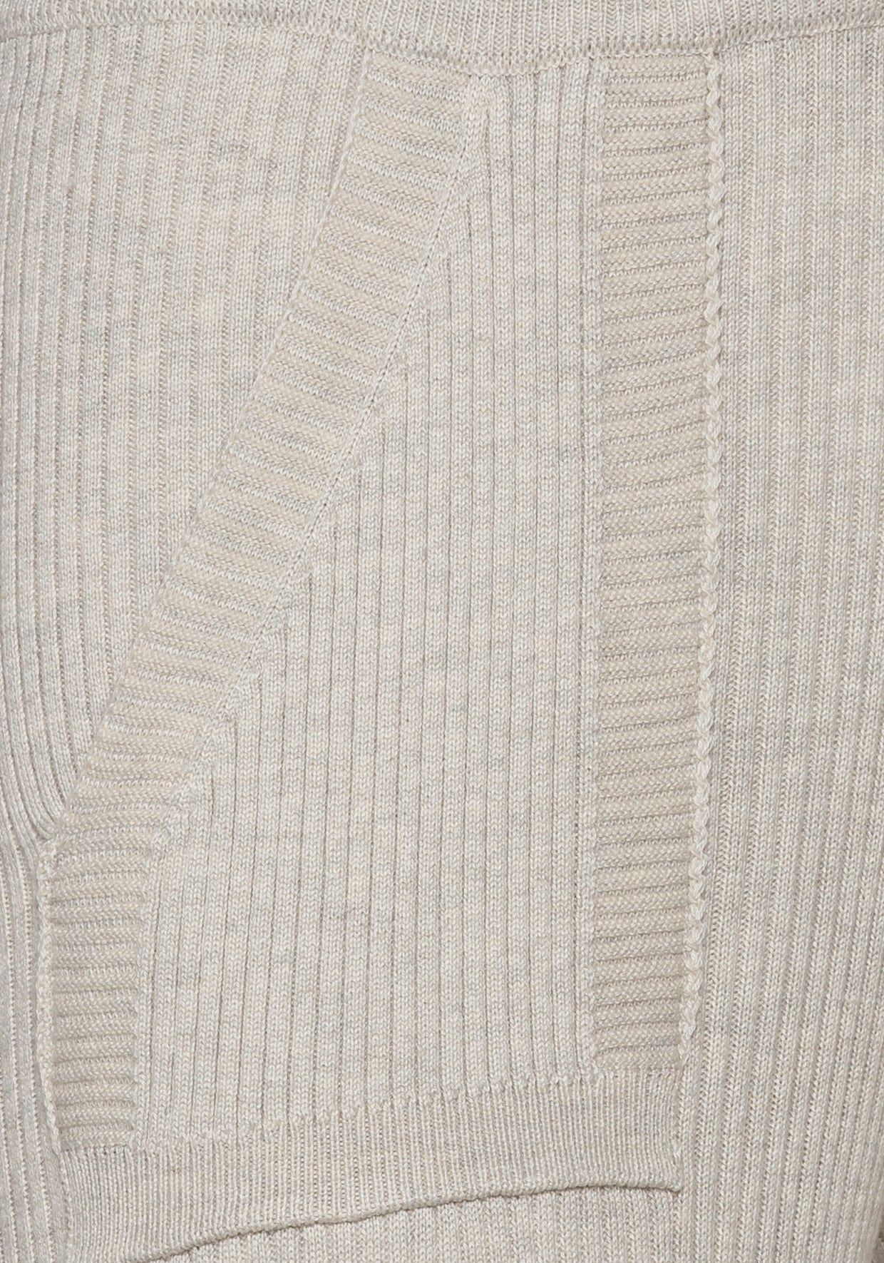 Strickhose - beige meliert