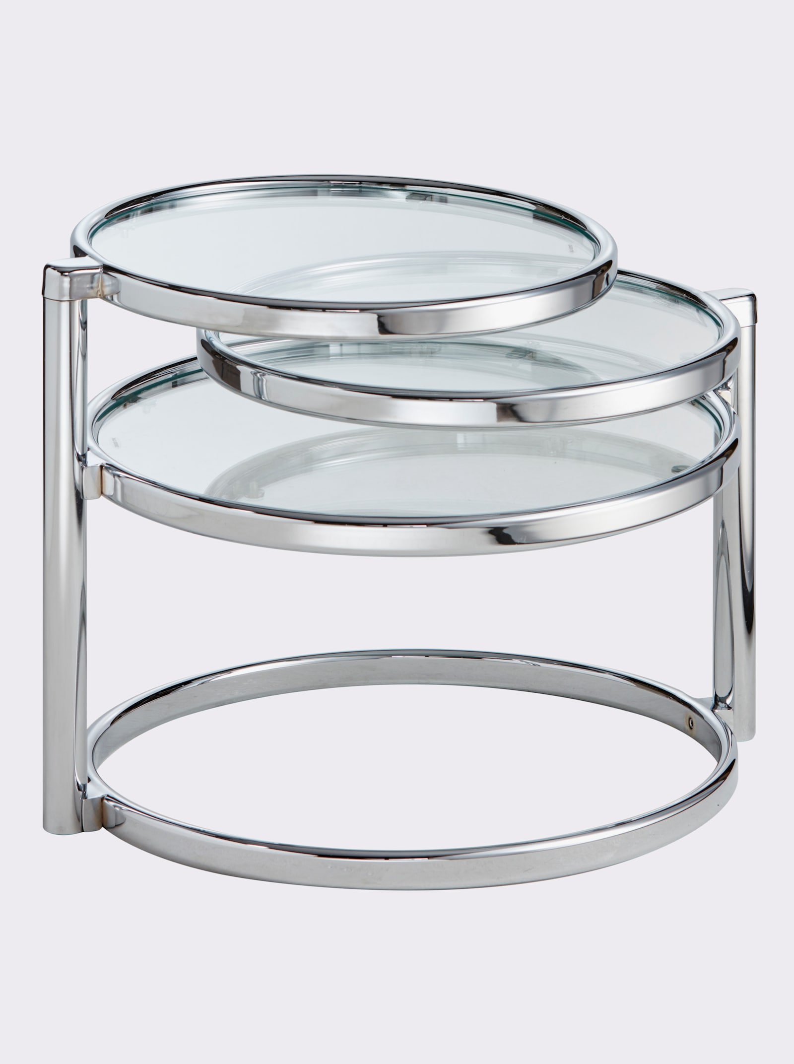 heine home Couchtisch - chromfarben