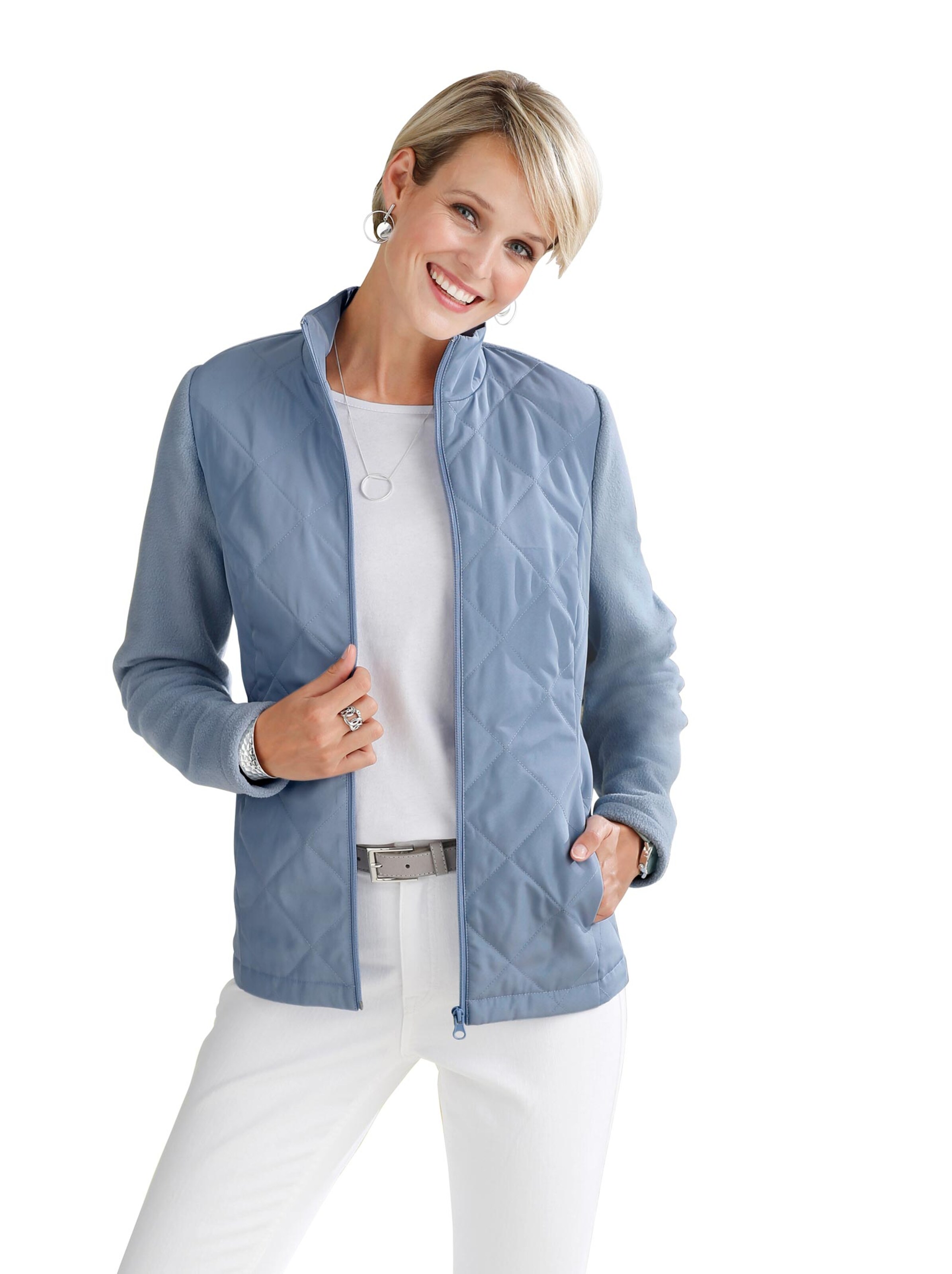Fleece-Jacke - blau