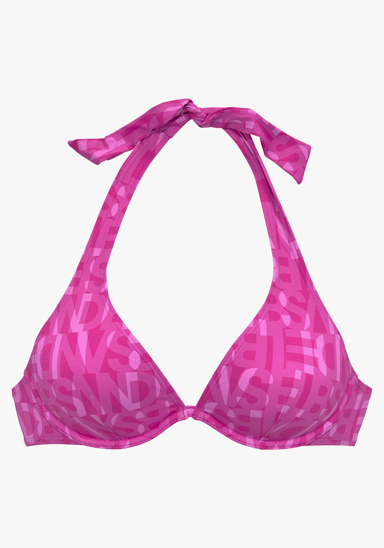 Elbsand Bügel-Bikini-Top - fuchsia