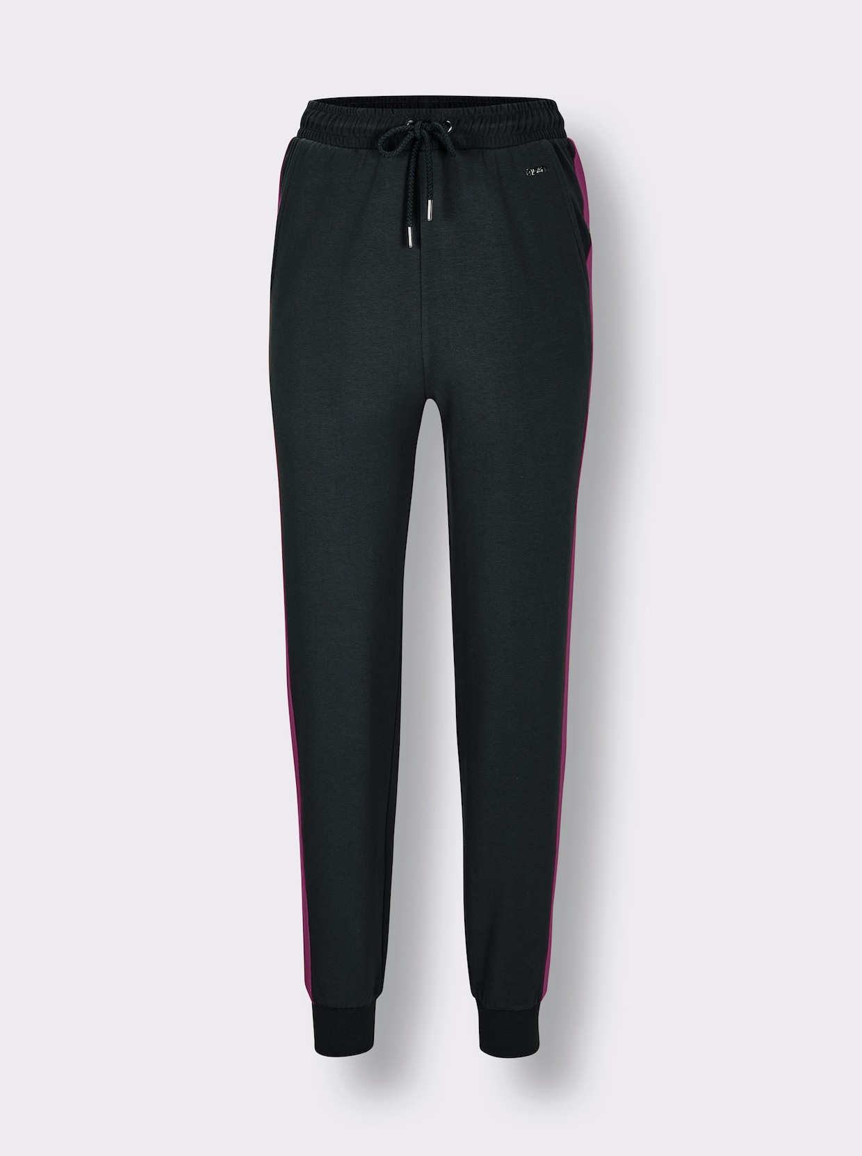 feel good Hose - schwarz-malve