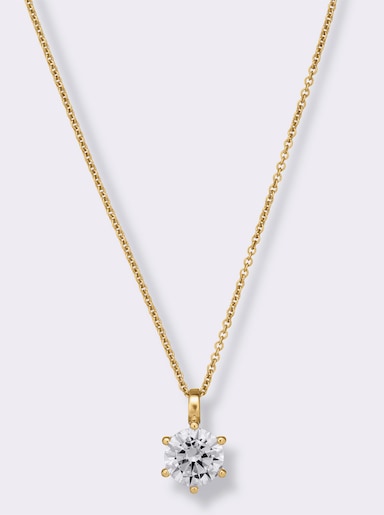 Collier - couleur argent doré 925