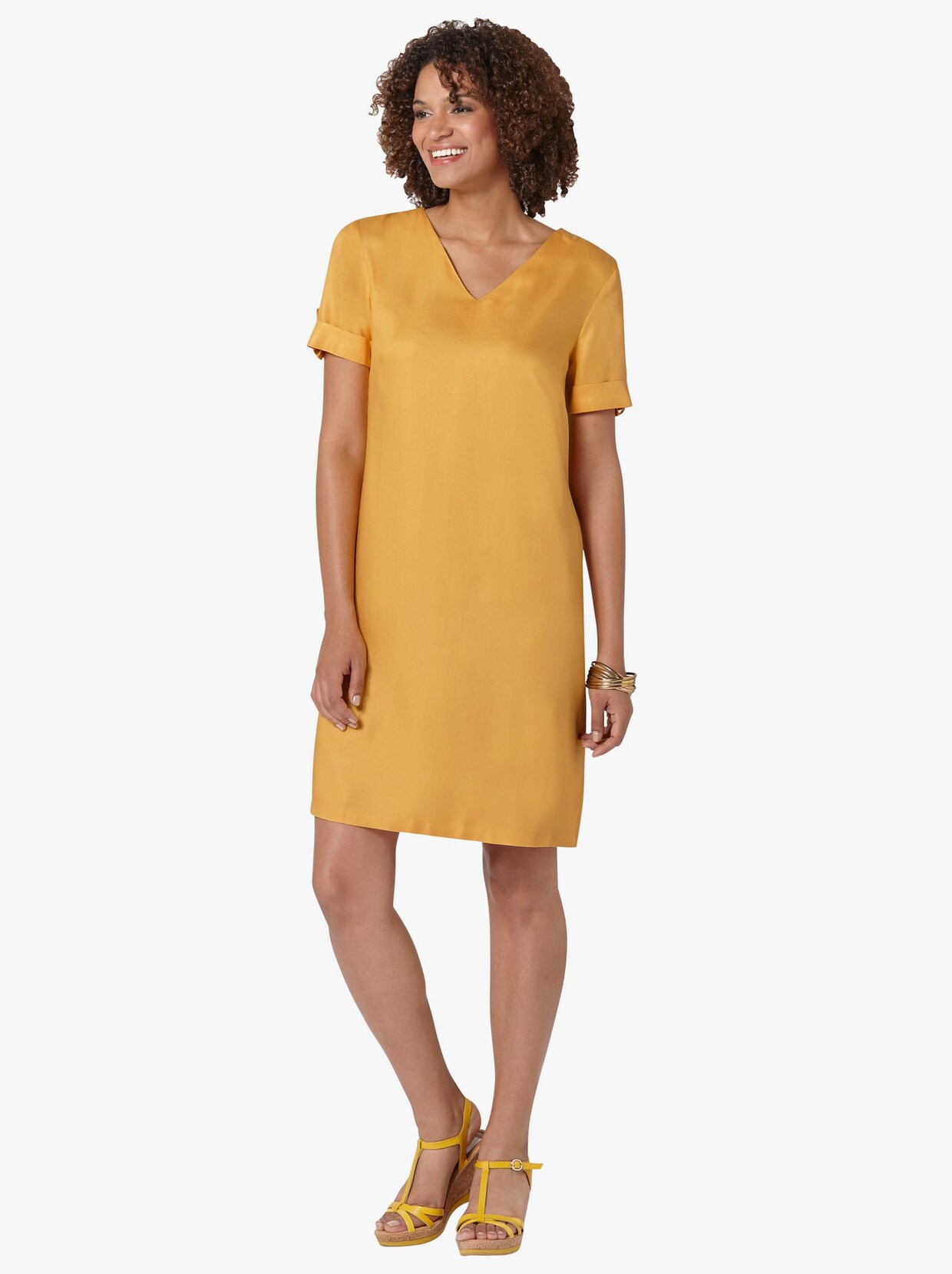 Letní šaty - kukuřicová žlutá