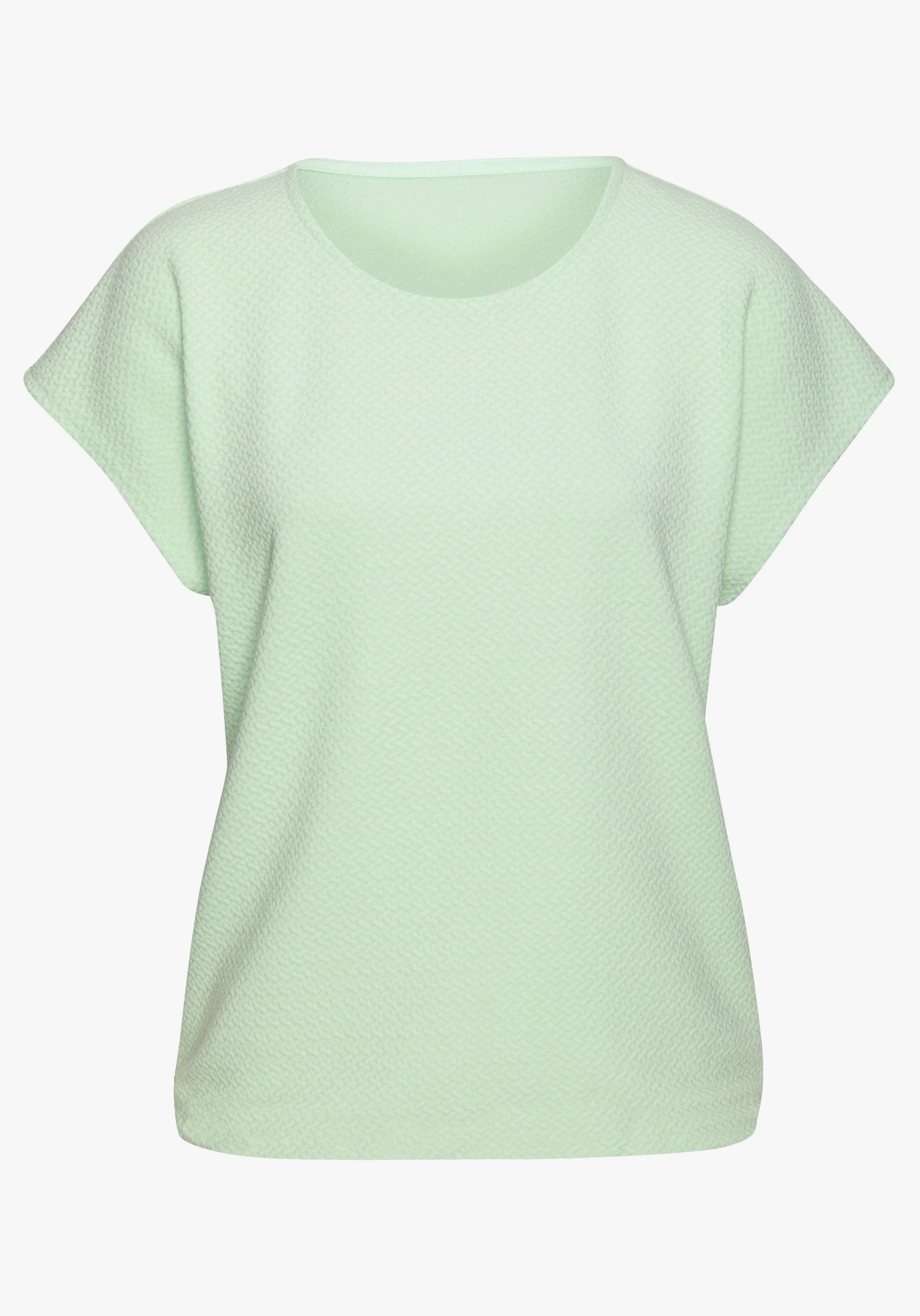 Vivance Kurzarmshirt - lime, creme