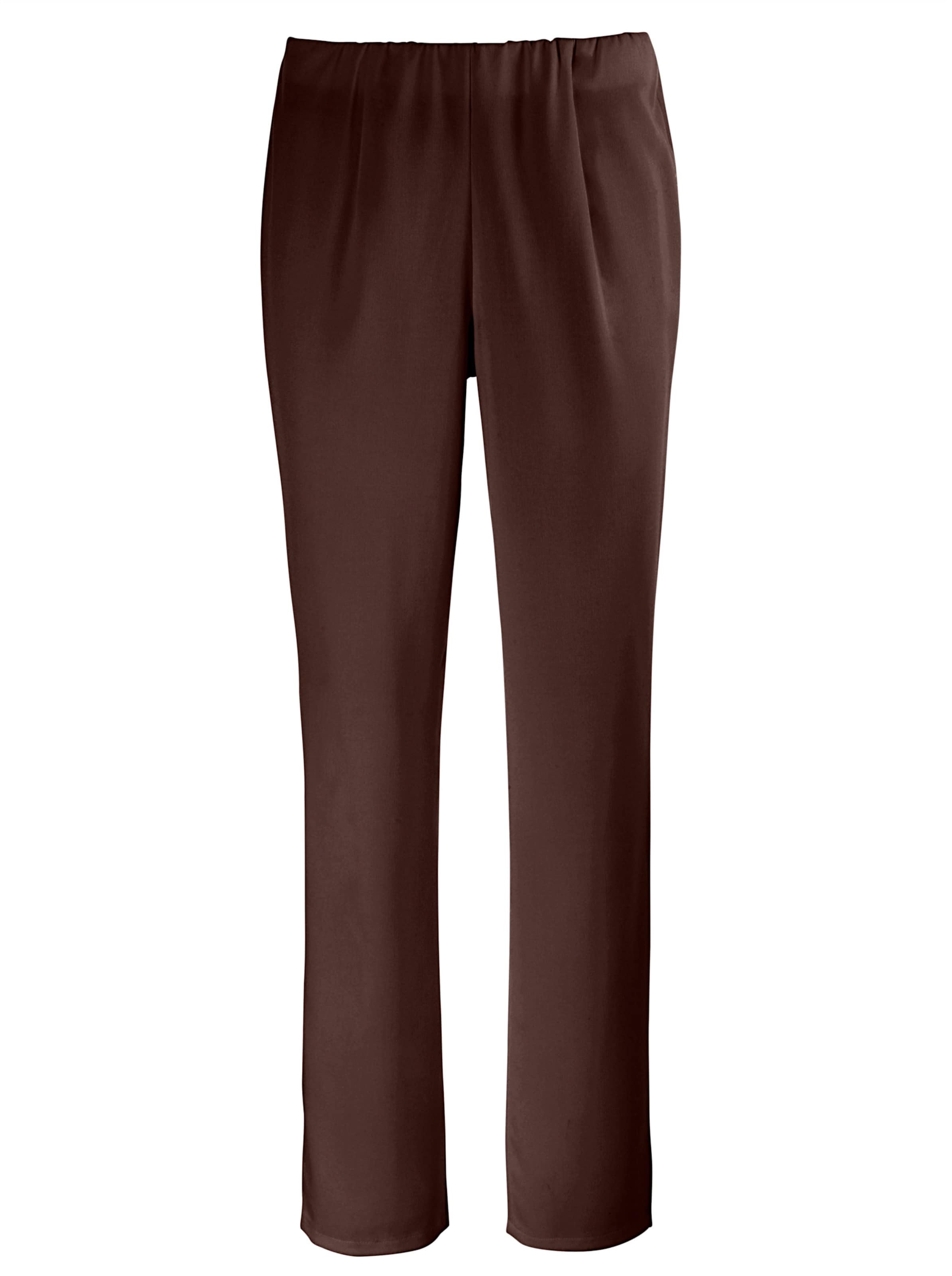 Schokobraun Stretch-Hose - Bild 3
