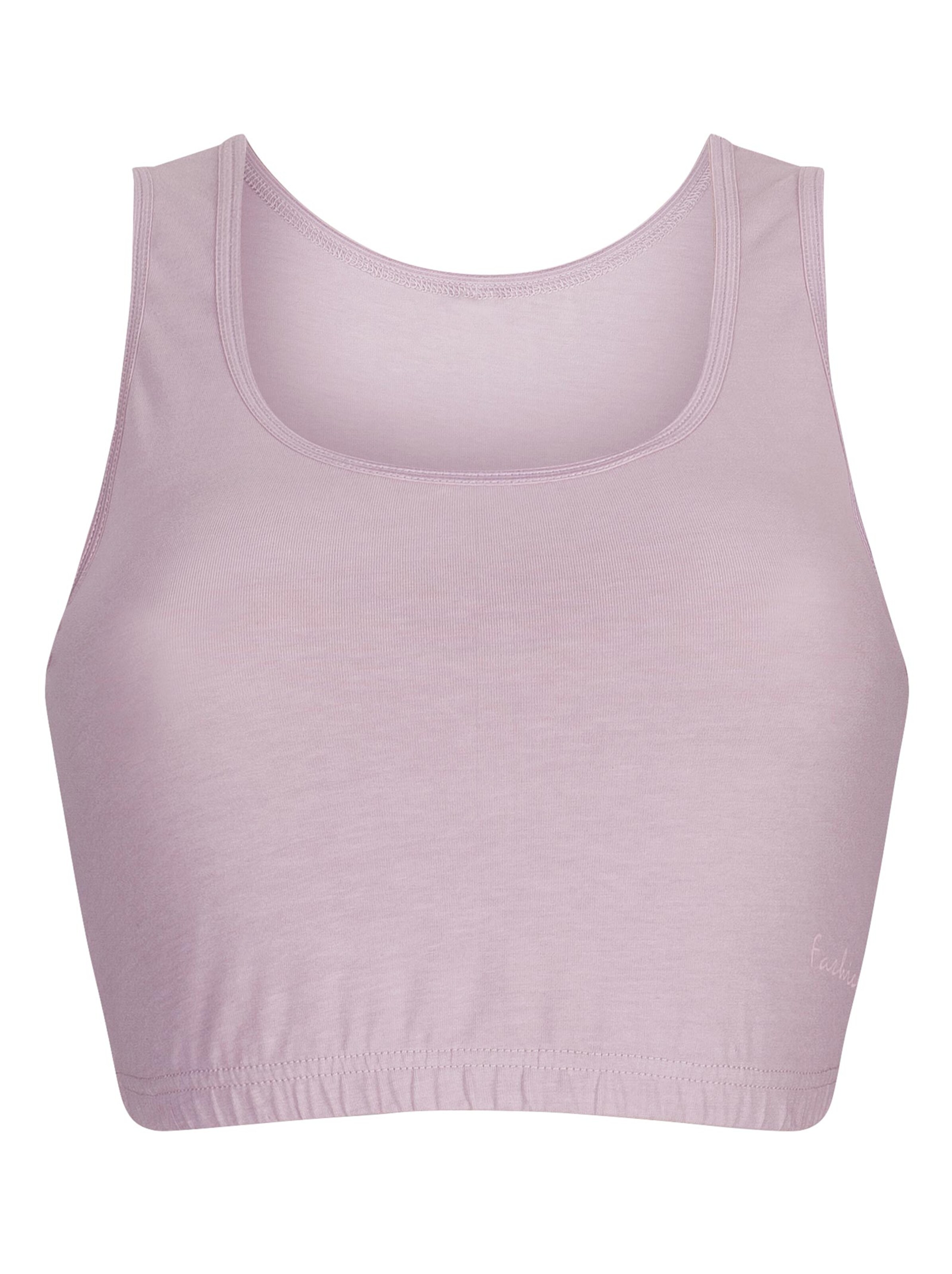 wäschepur Bustier - rosé + rosé-bedruckt