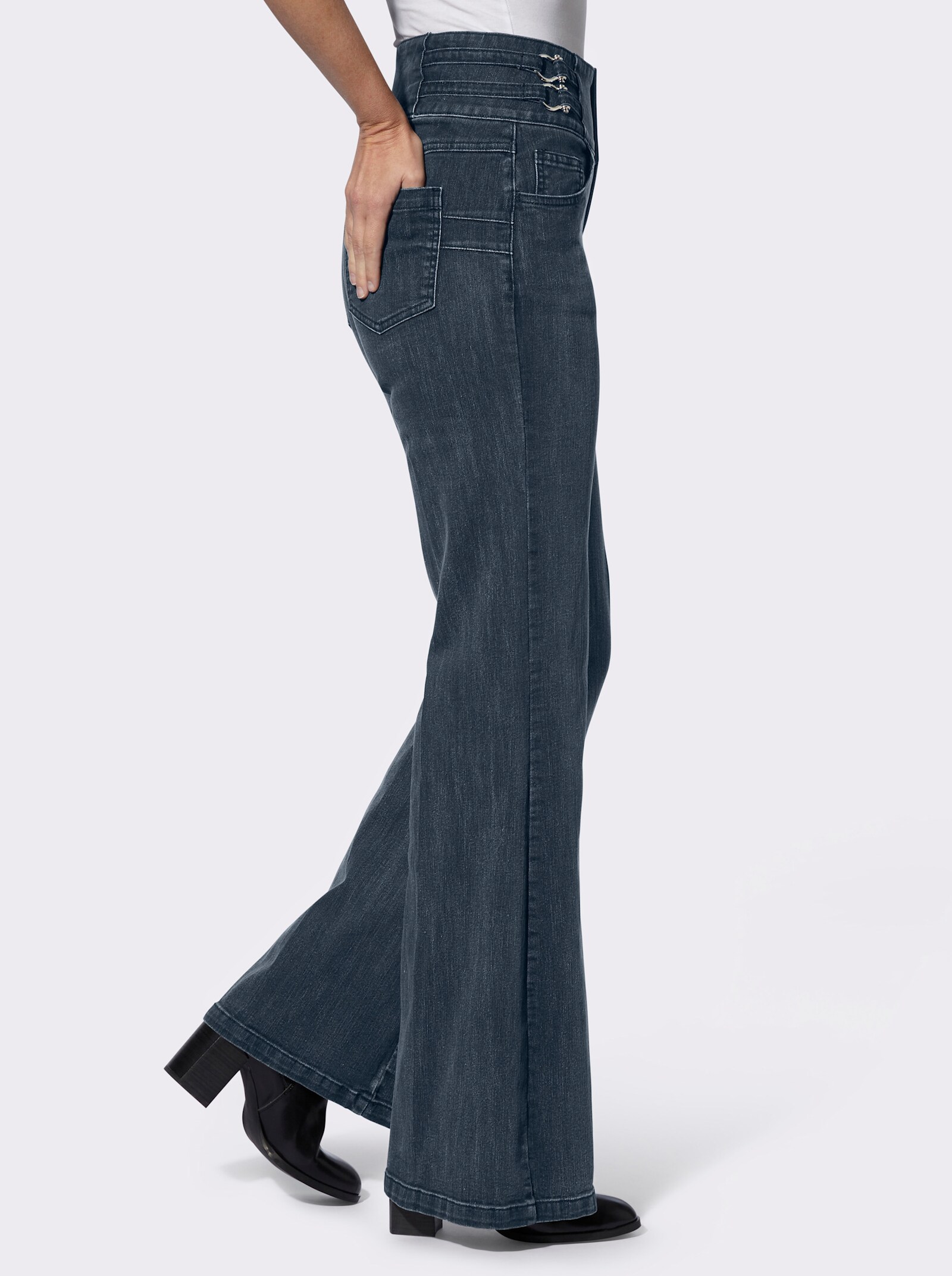 heine Jean bootcut - bleu foncé