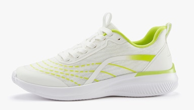 LASCANA Sneaker - wit/lime