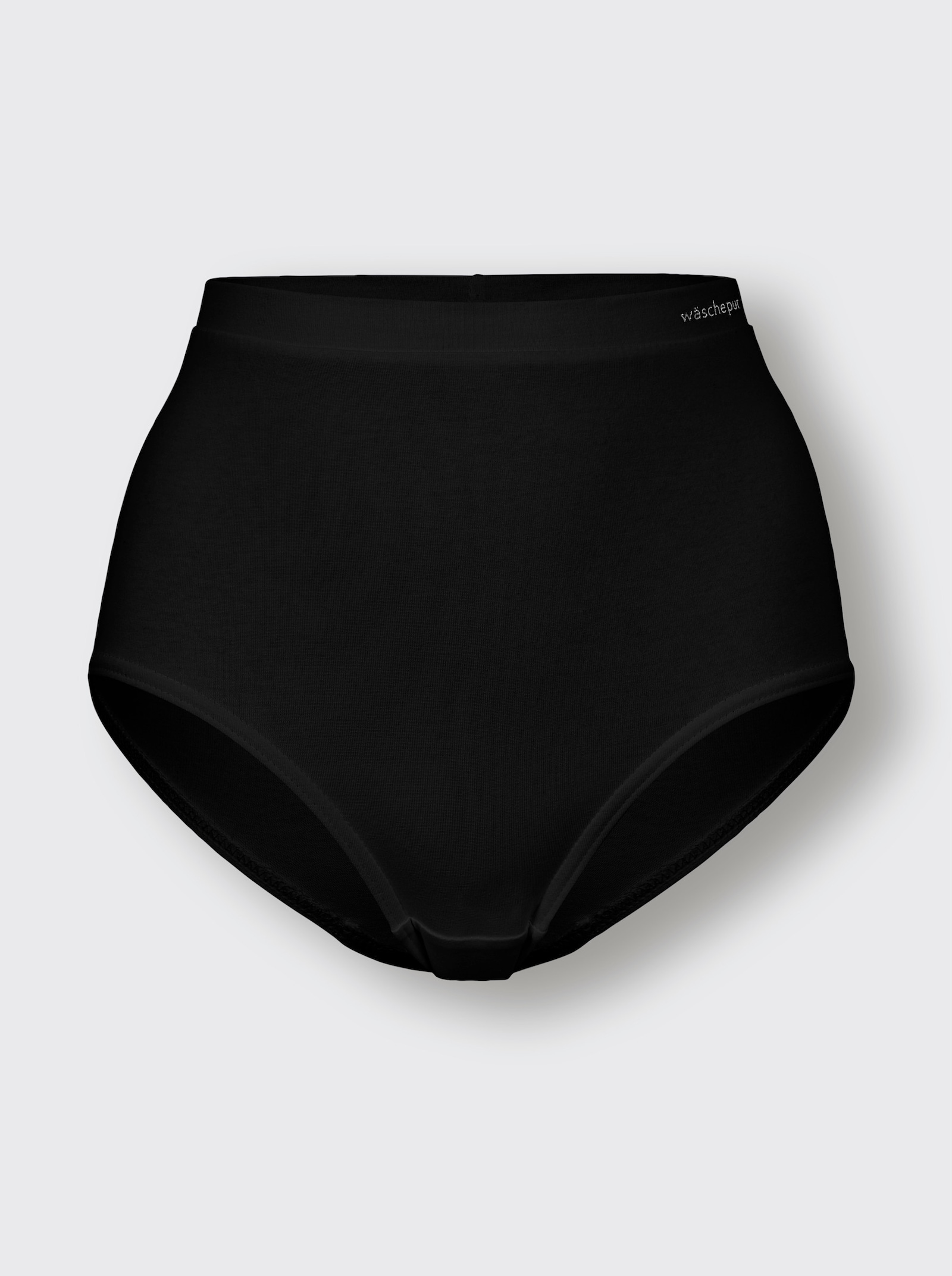 wäschepur Taillenslip aus Single-Jersey - schwarz