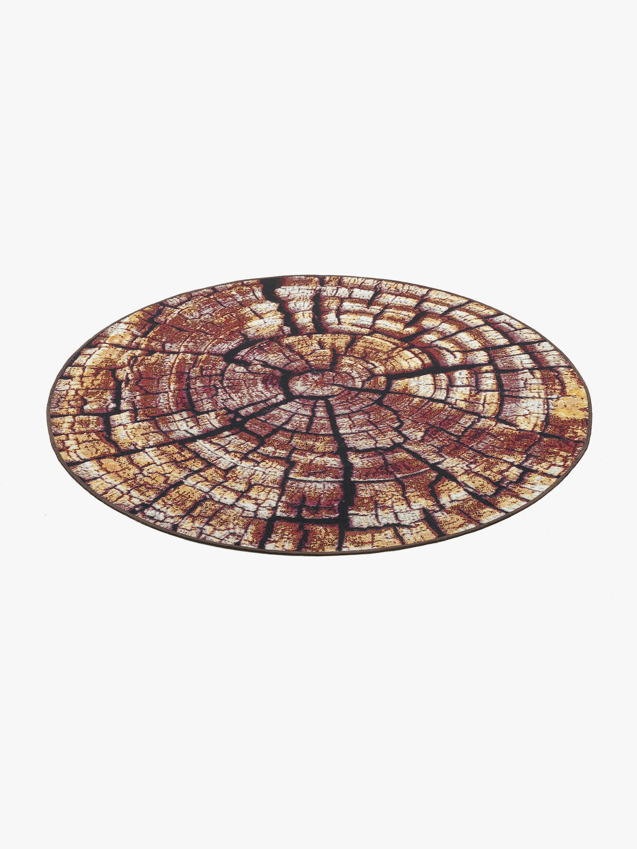 Theko Teppich - braun-gemustert