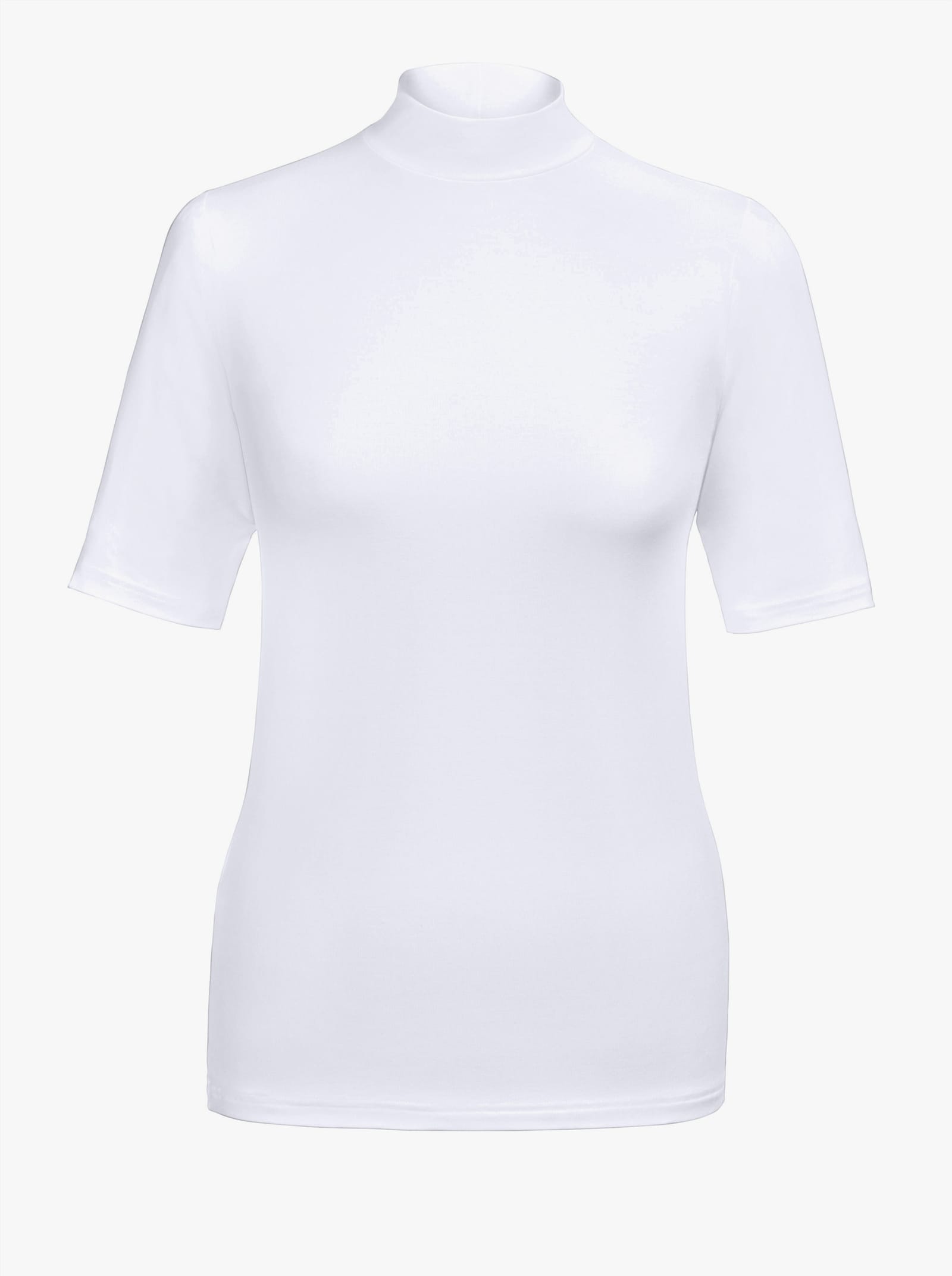 wäschepur Blazershirt mit Stehkragen - weiß