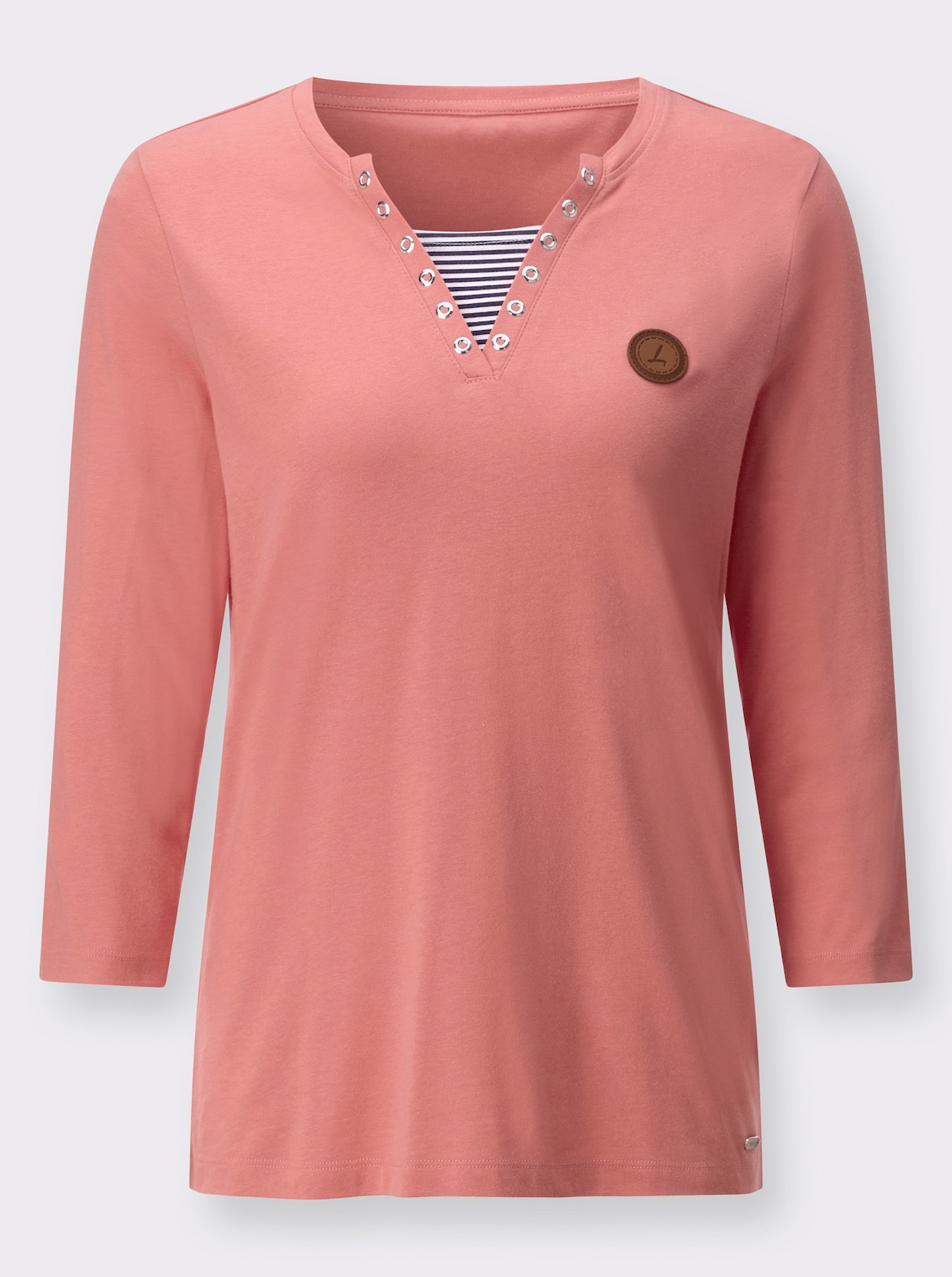 3/4-Arm-Shirt - flamingo