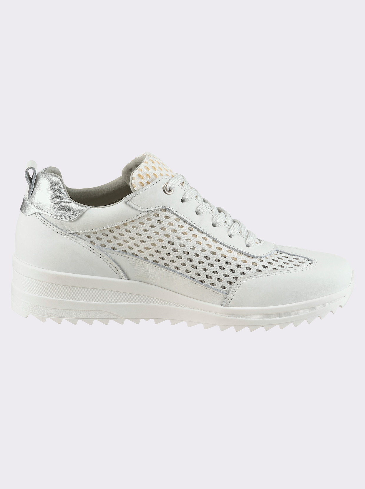 heine Sneaker - weiß-silberfarben