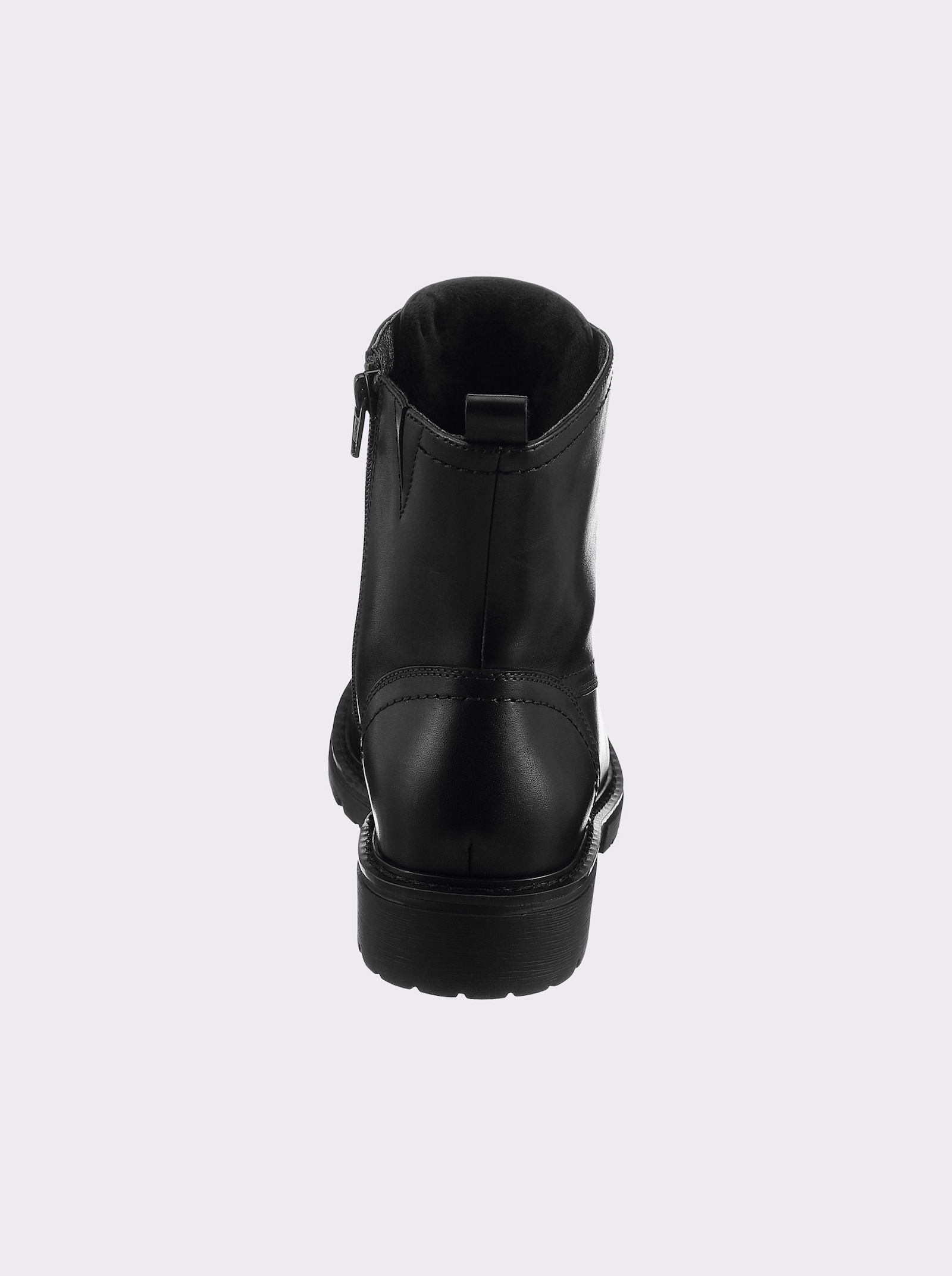 Jana Stiefelette aus Echtleder - schwarz