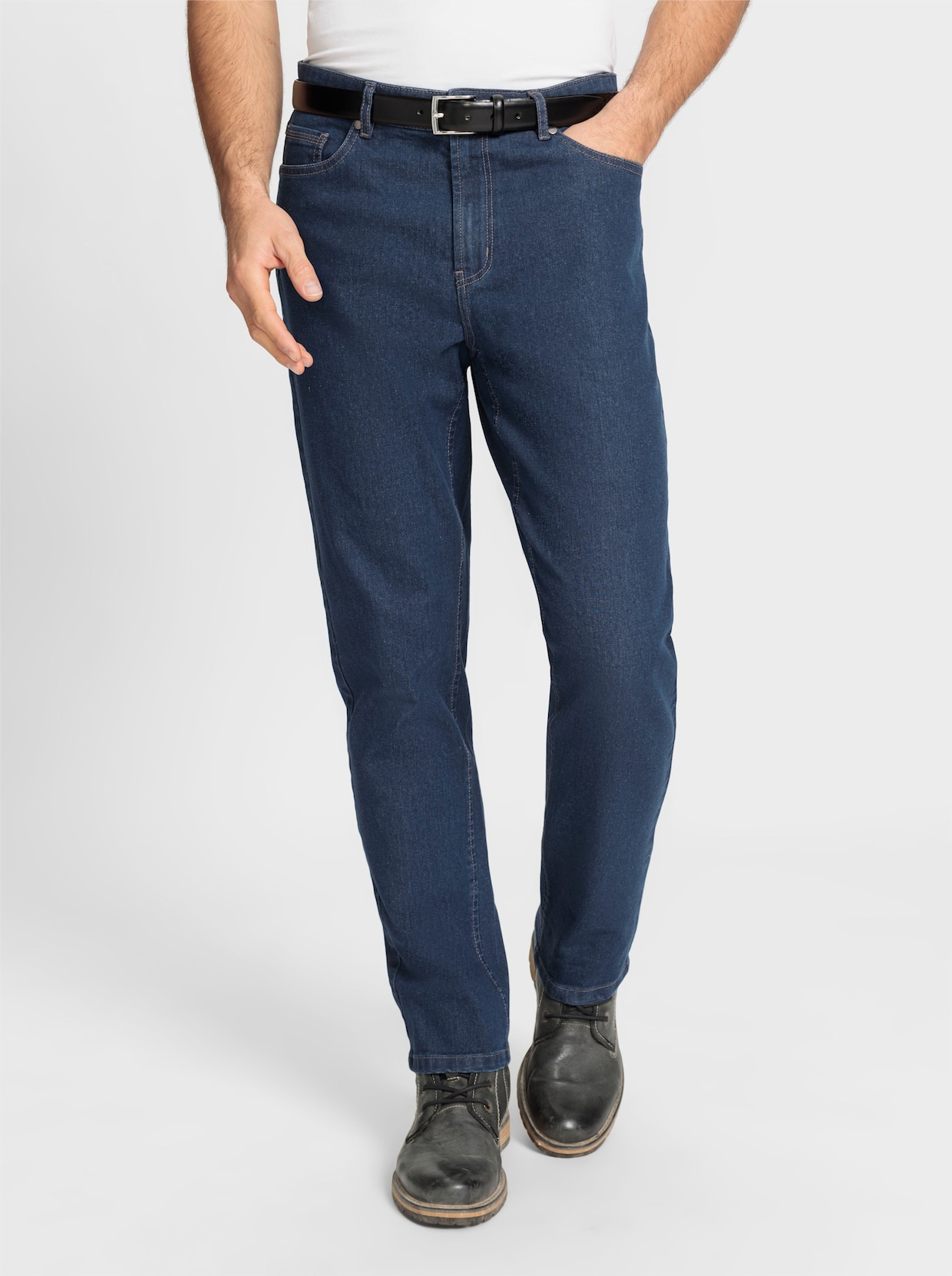 Marco Donati 5-pocketjeans - blue-stonewashed