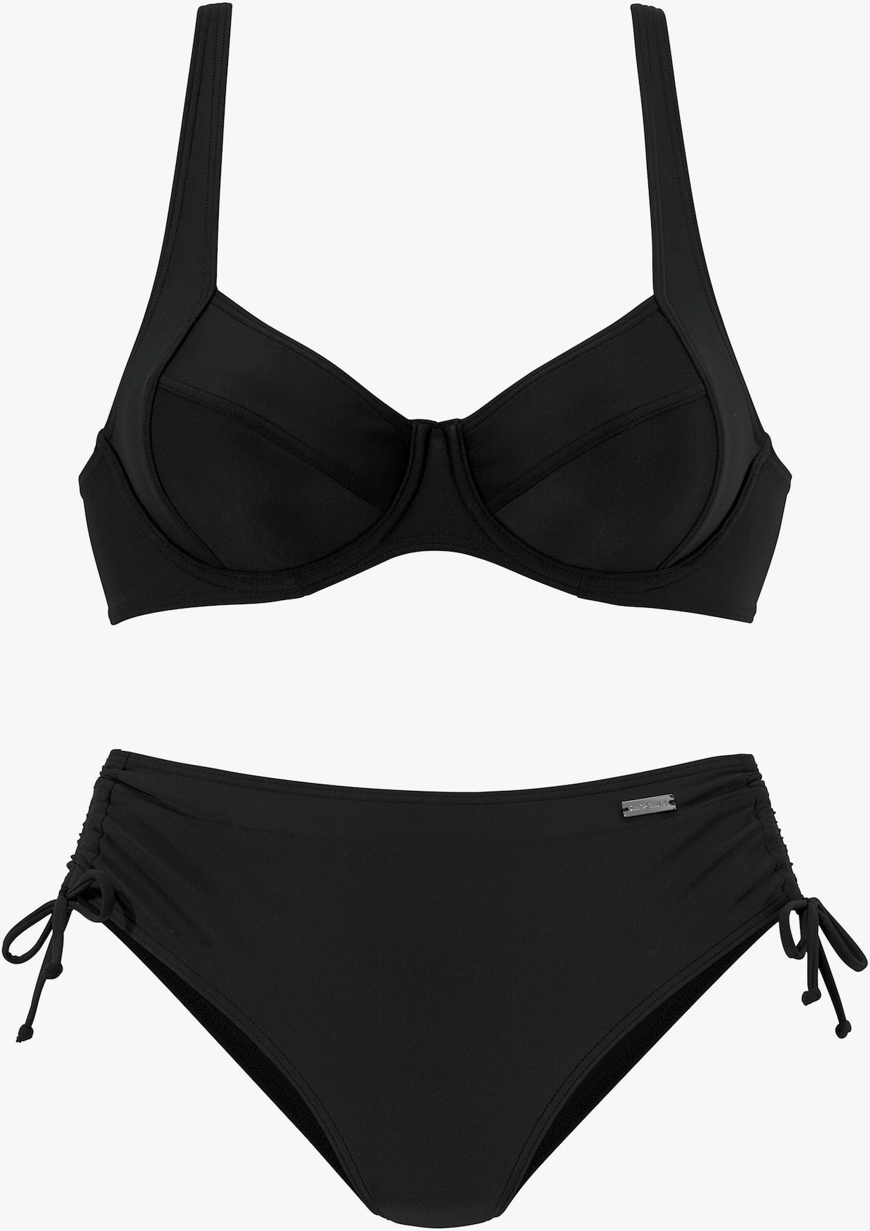 LASCANA Maillot de bain à armatures - noir