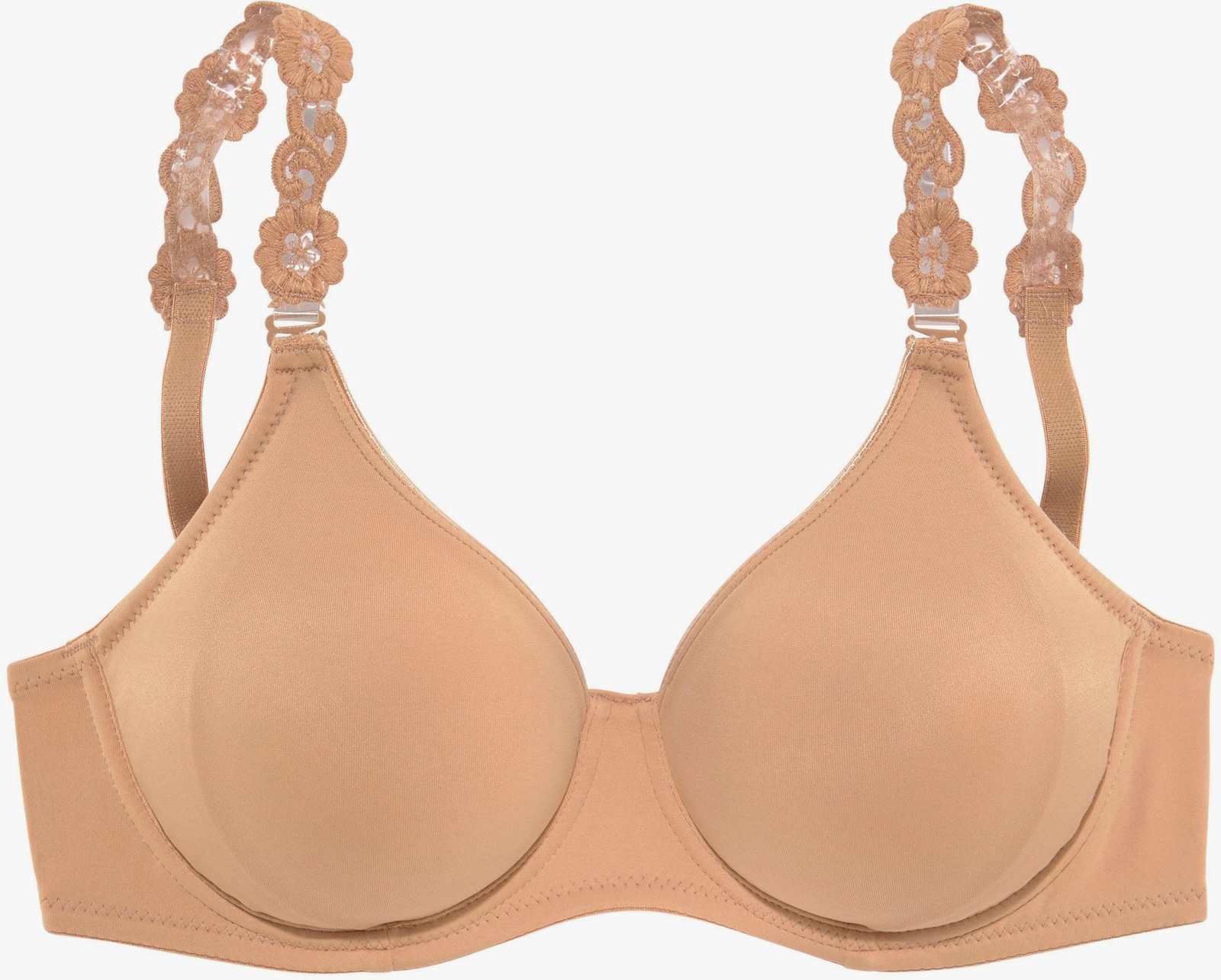 LASCANA T-Shirt-BH - caramel