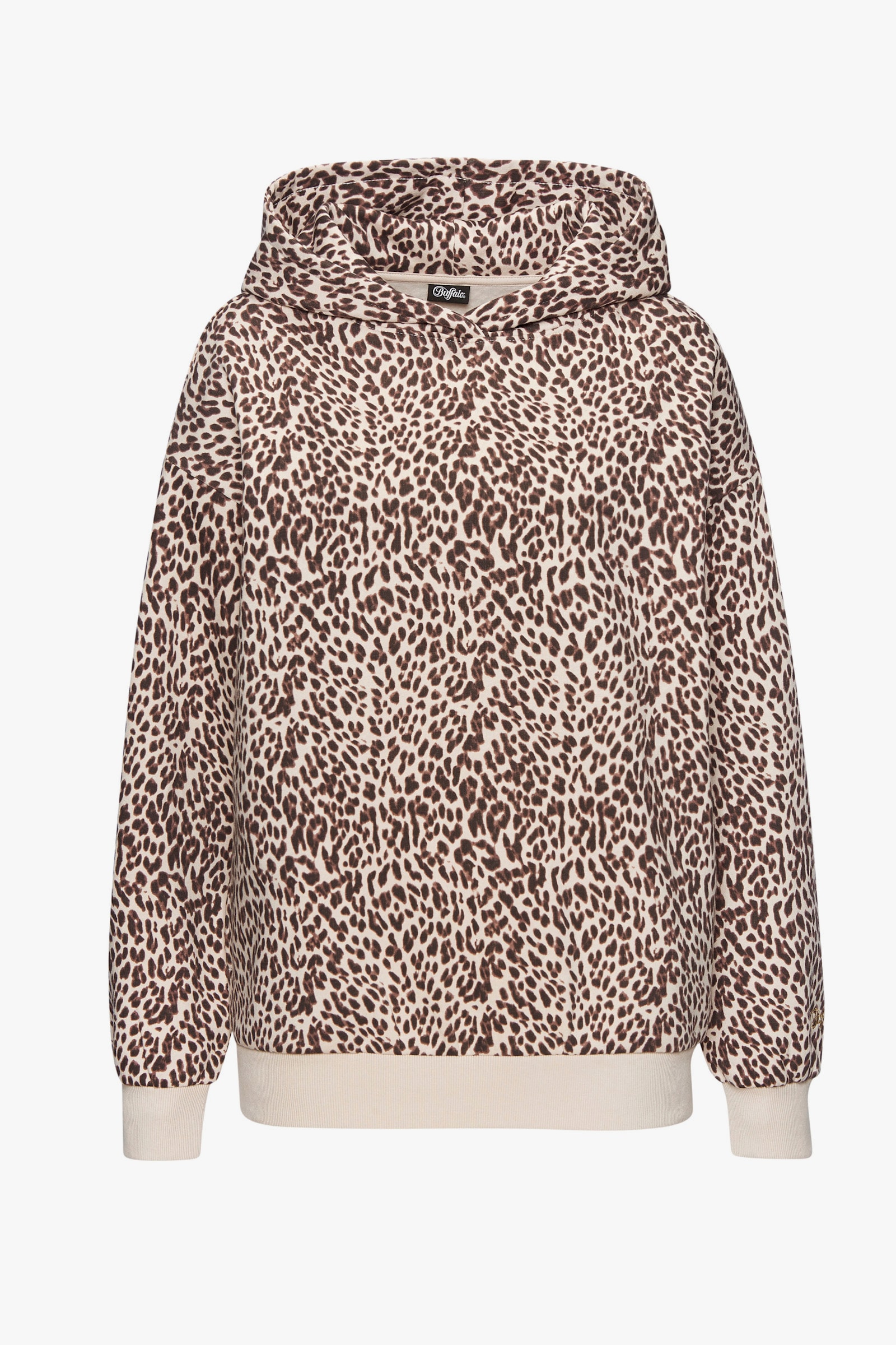Buffalo Kapuzenpullover - beige leo