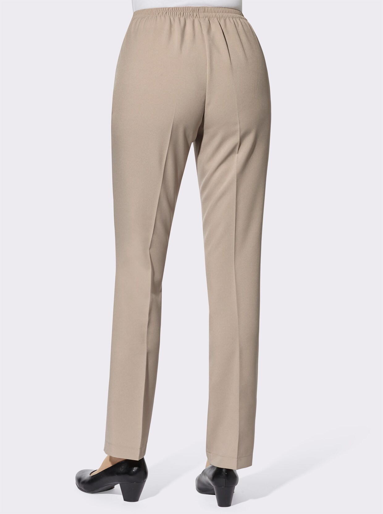 Schlupfhose - beige + beige-meliert