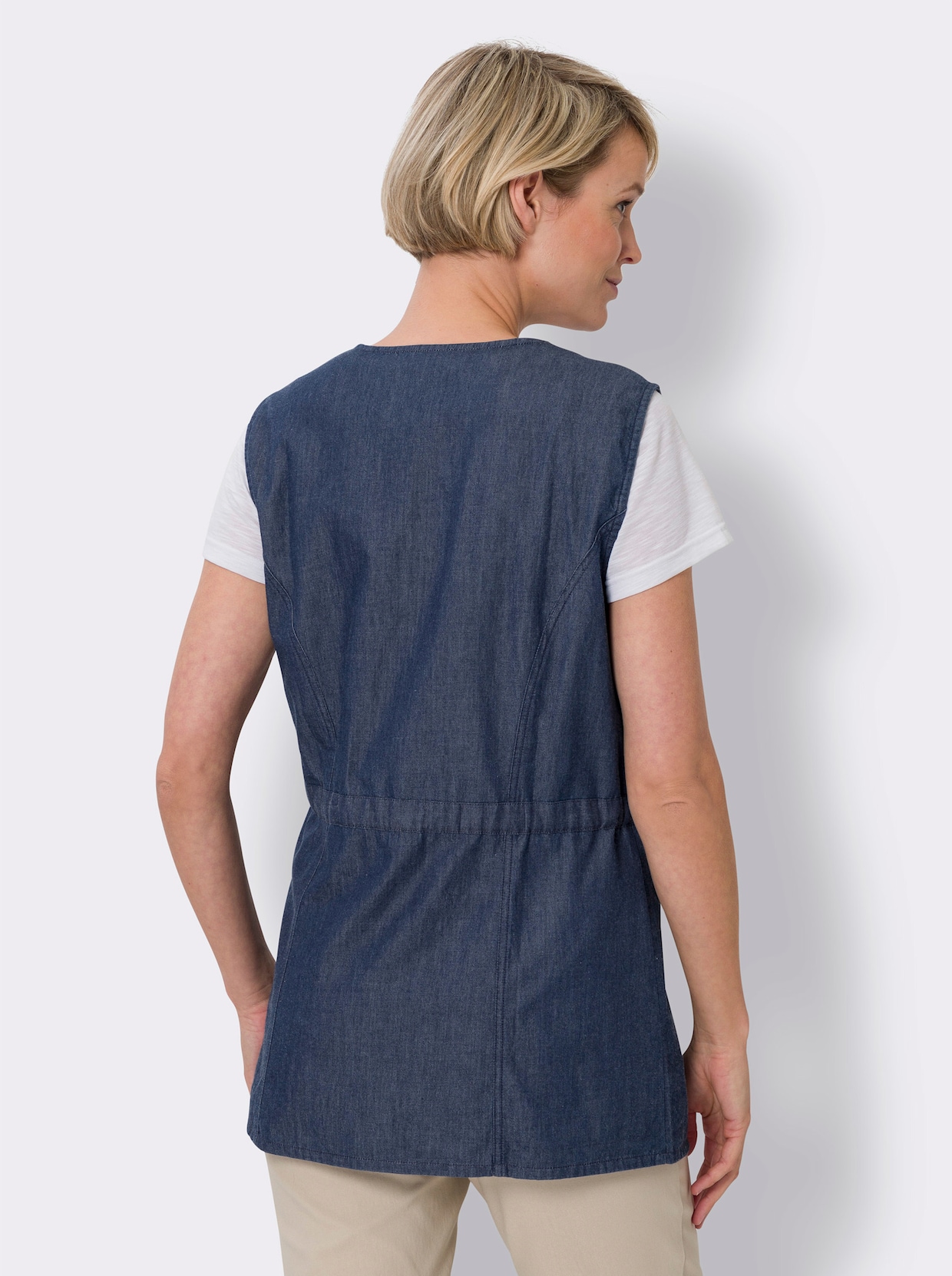 Lang vest - dark-blue