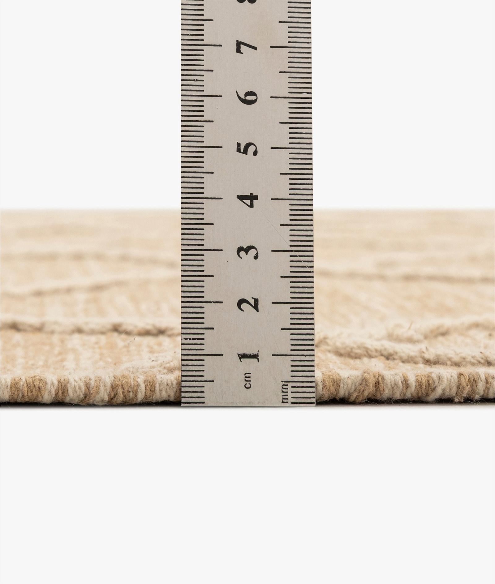 Theko Handwebteppich - beige-meliert