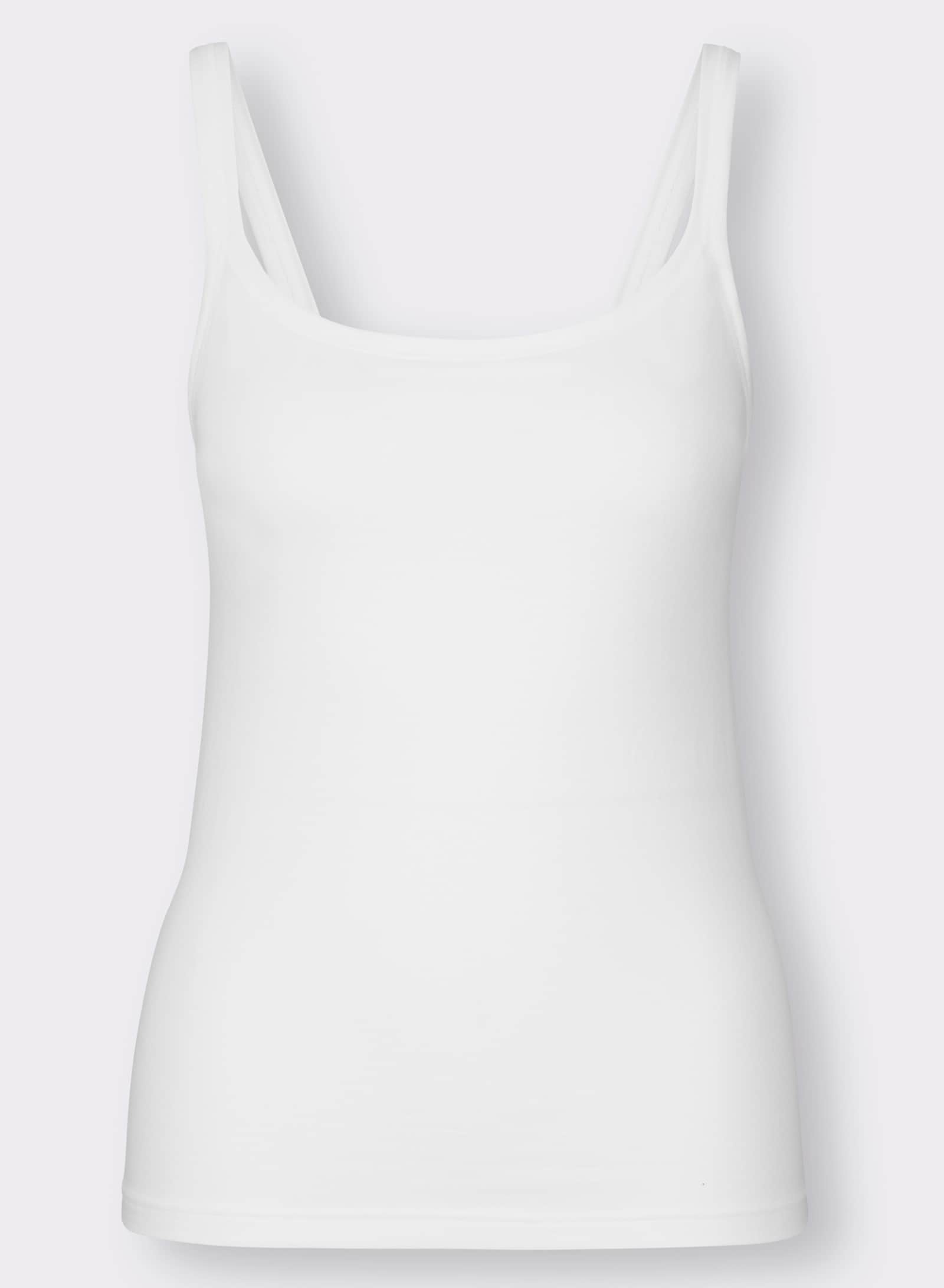 Speidel Trägerhemd mit Bio-Baumwolle - weiß