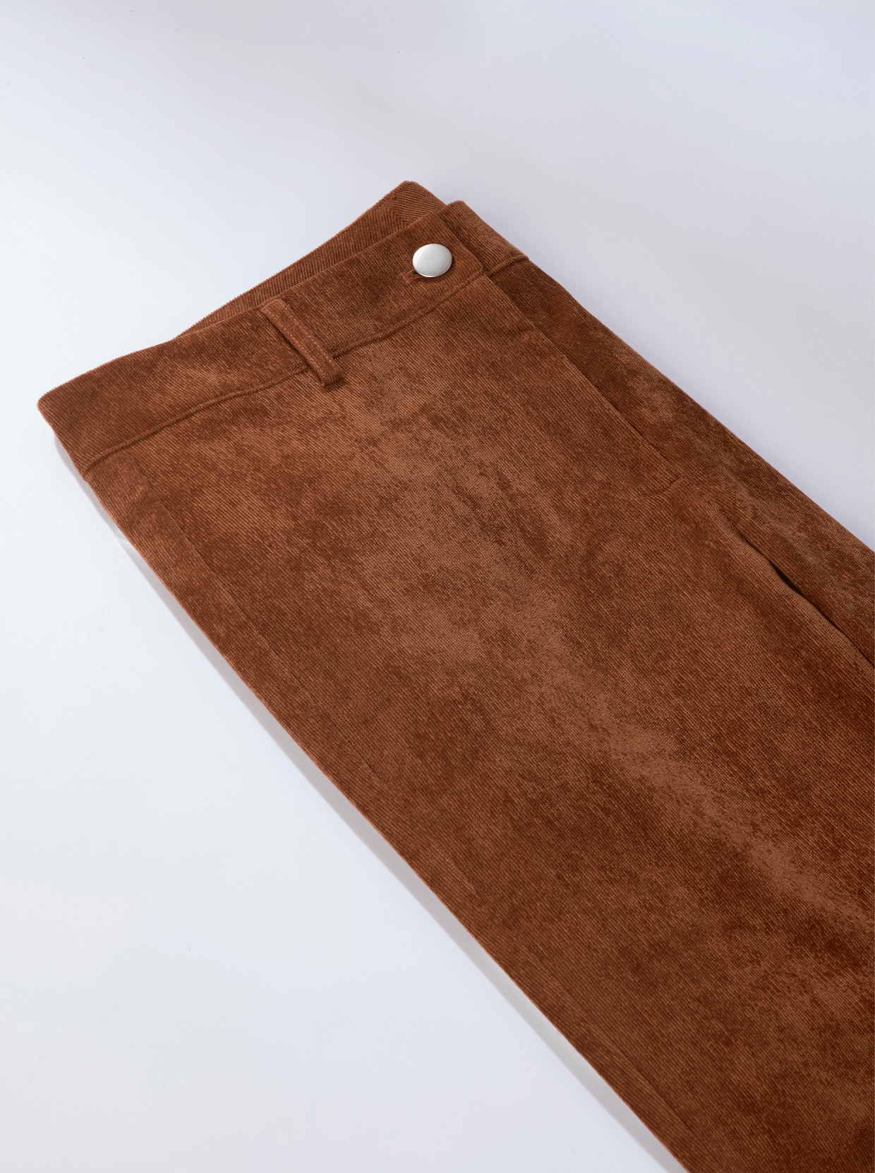 Ribcordbroek - cognac