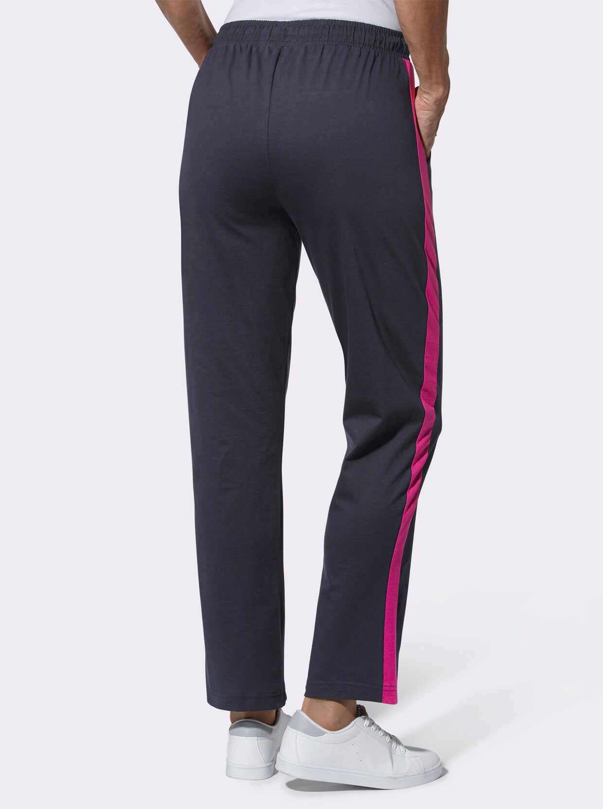 Pantalon de loisirs - marine-magenta