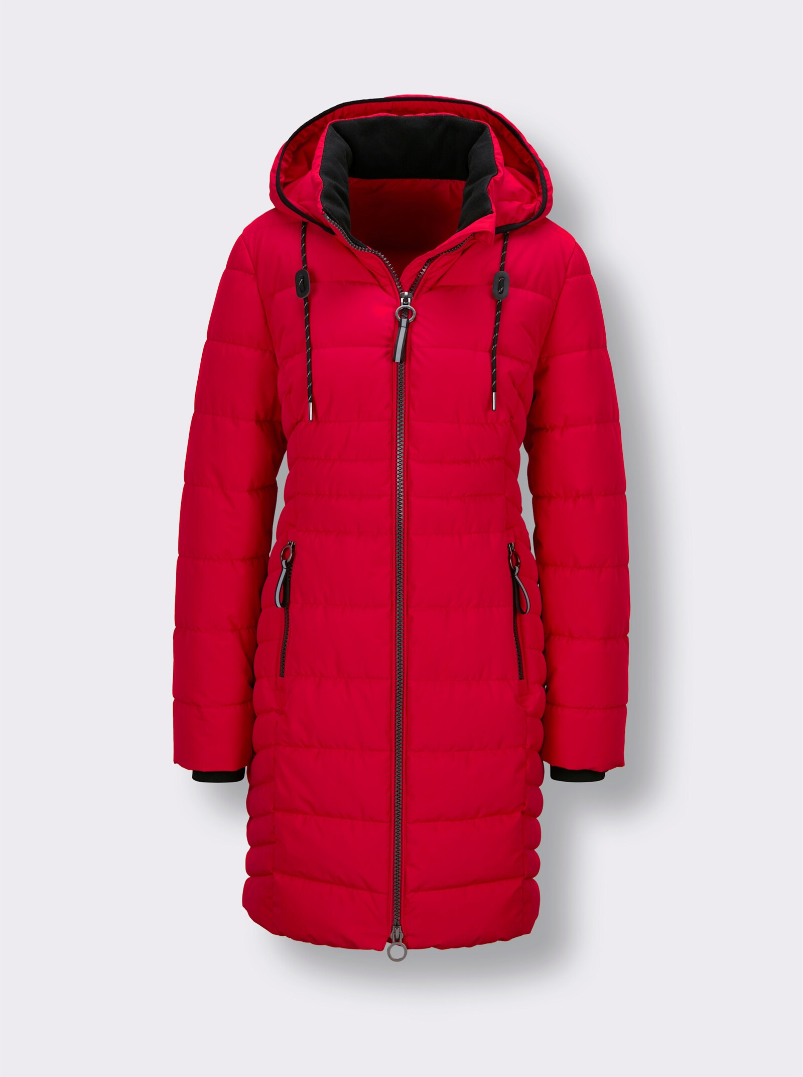 Manisa Regenmantel mit Reflektor-Details - rot