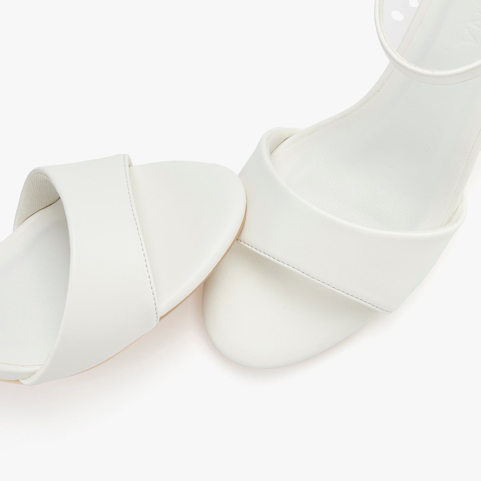 LASCANA High-Heel-Sandalette - weiß