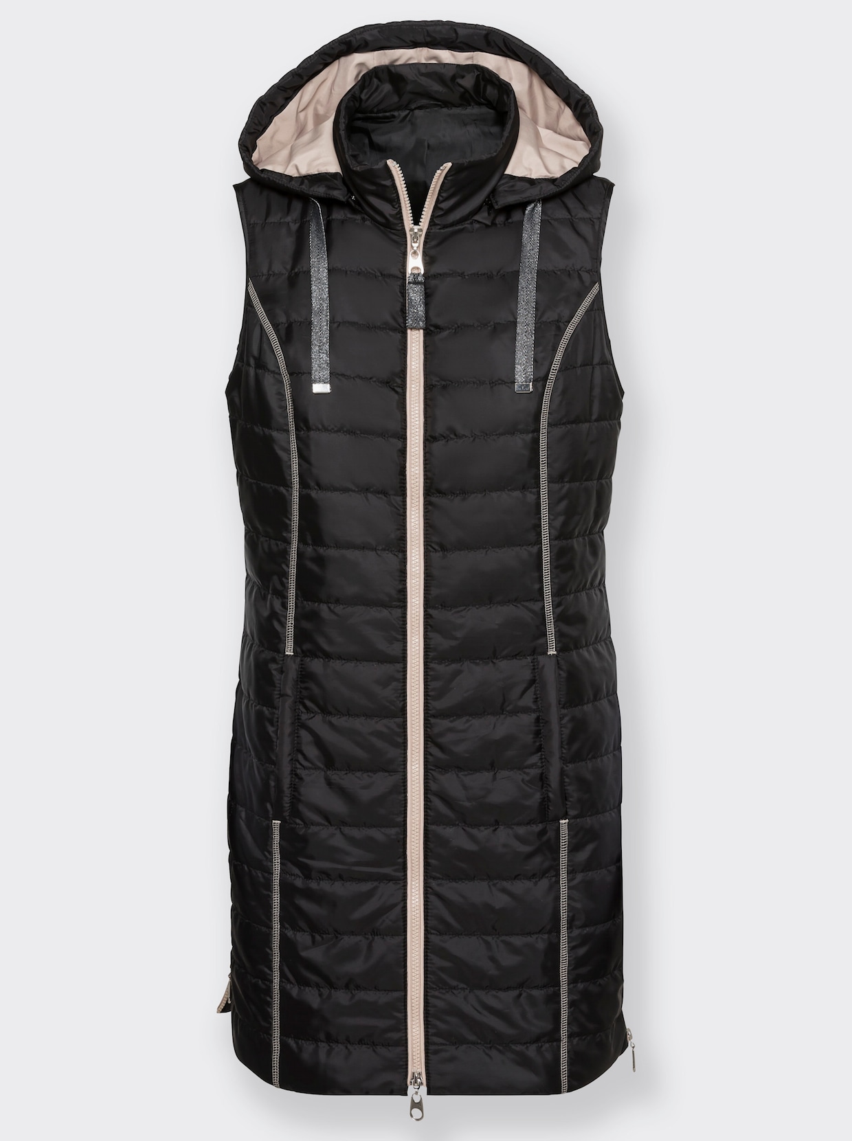 Gilet long - noir