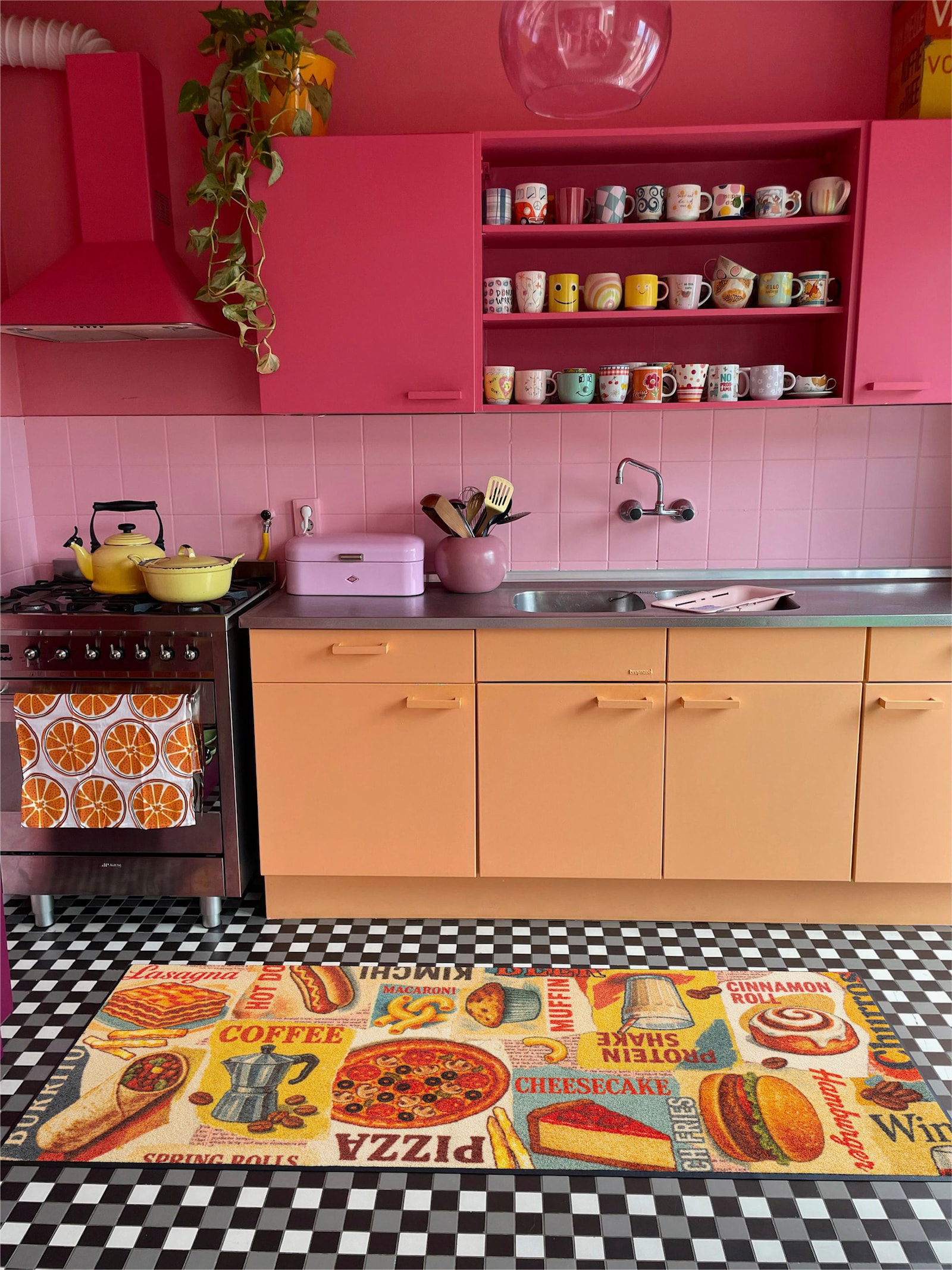 wash+dry by Kleen-Tex Fußmatte - terra-gelb