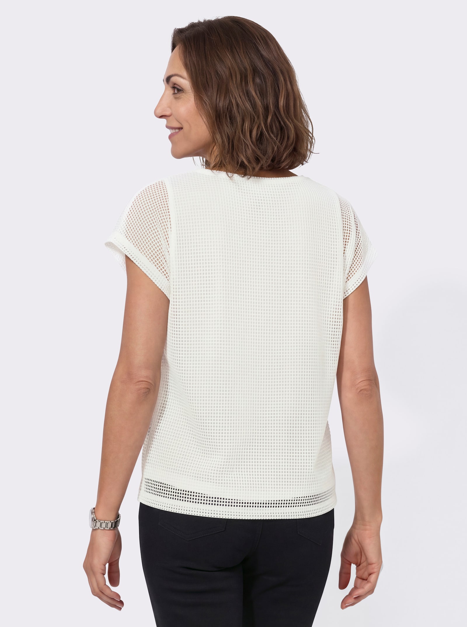 Shirt in 2-in-1-Optik - ecru