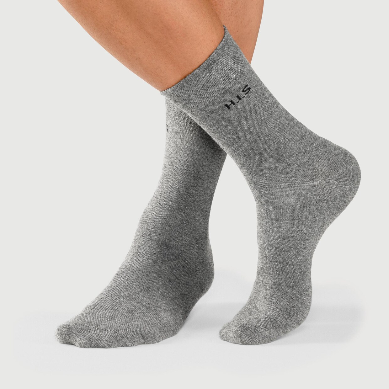H.I.S Socken - 2x grau, 2x anthrazit