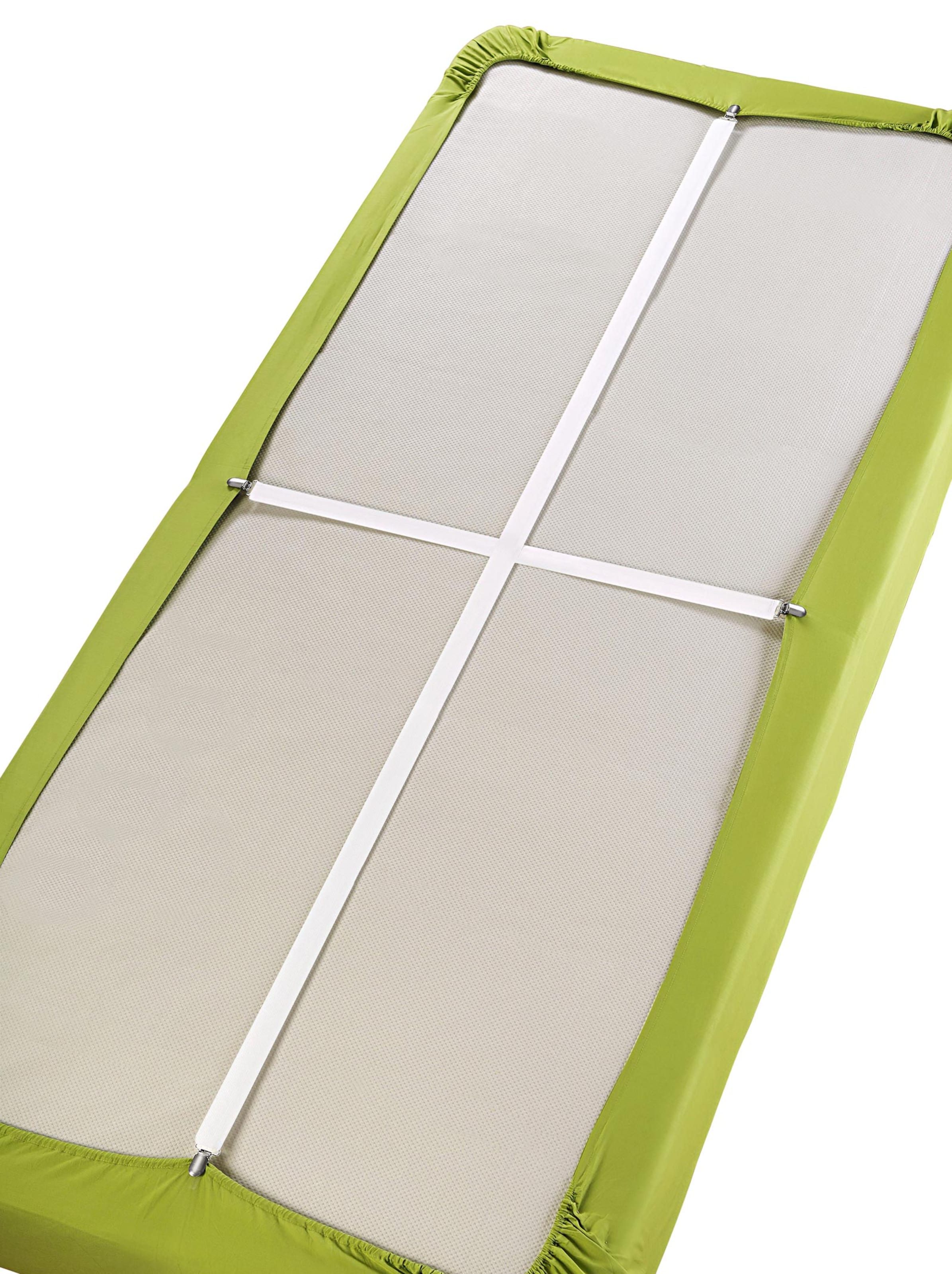 Spannbetttuch-Spanner - weiß