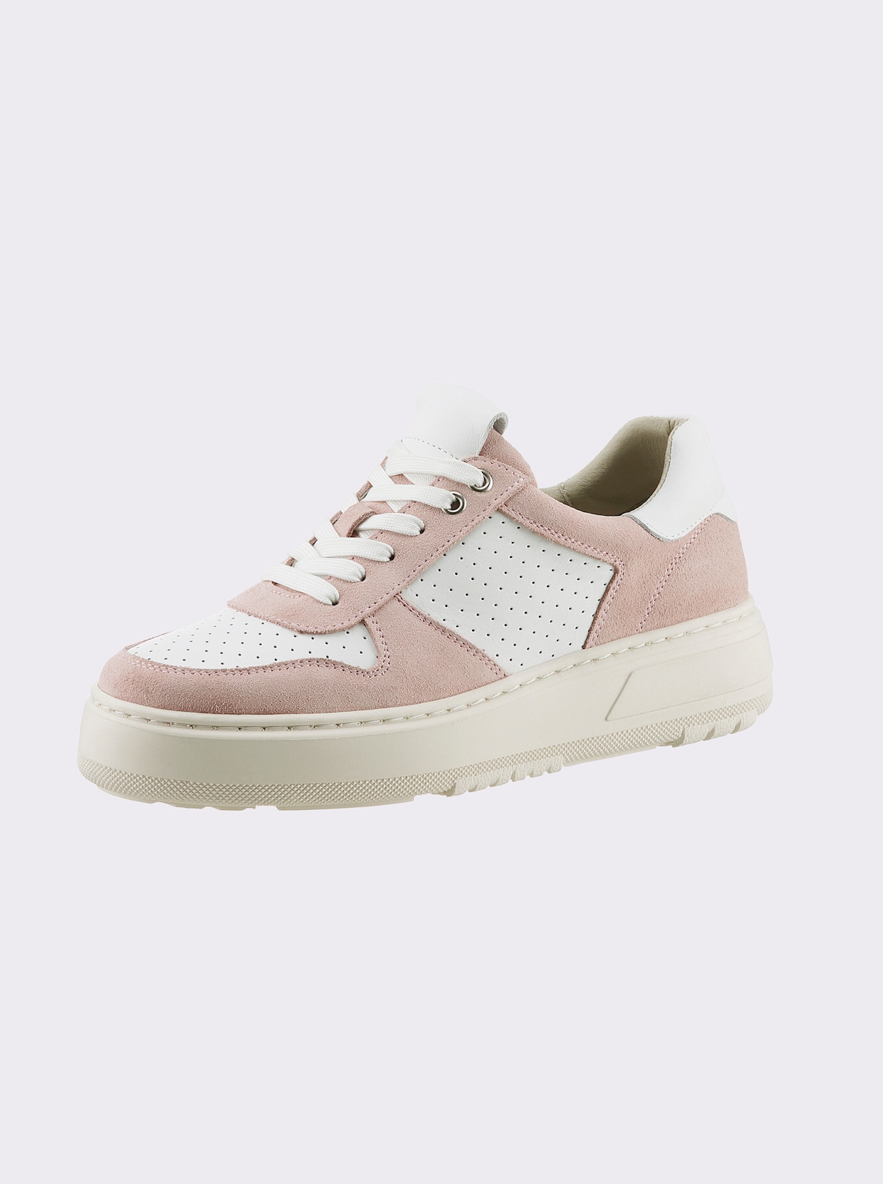 heine Sneaker - rosé- weiß