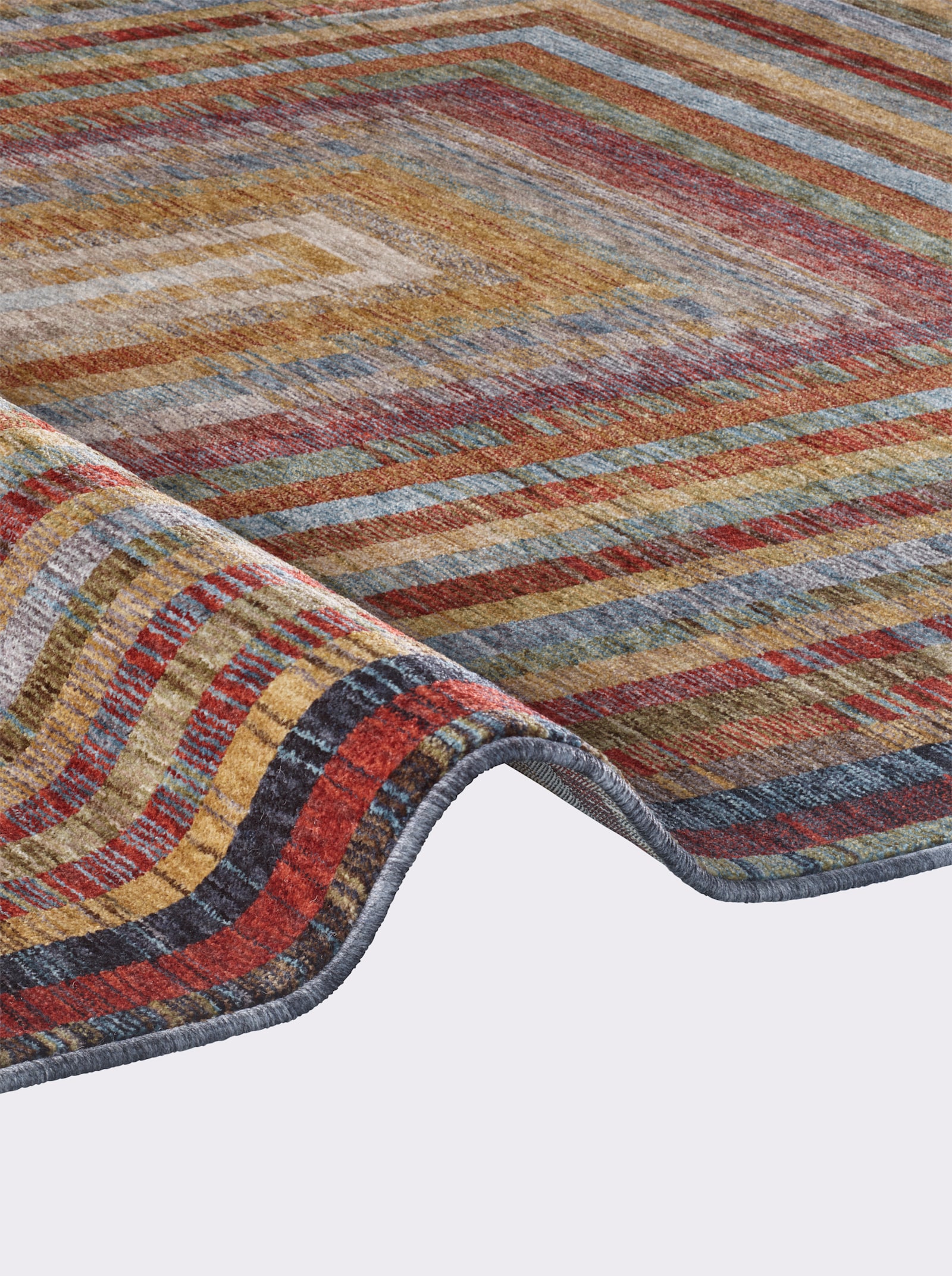 heine home Teppich - blau-bunt