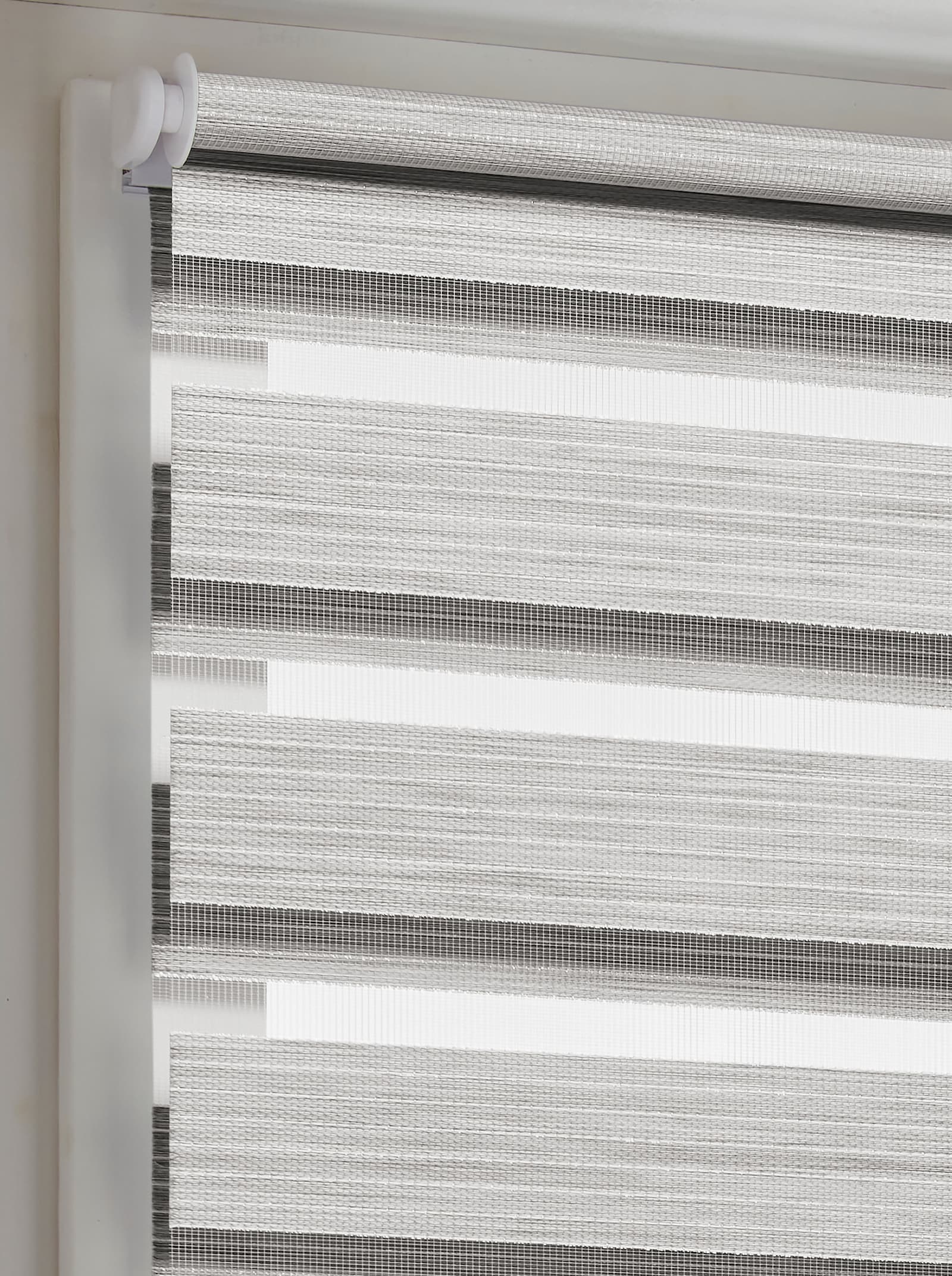 heine home Doppelrollo - grau-silberfarben