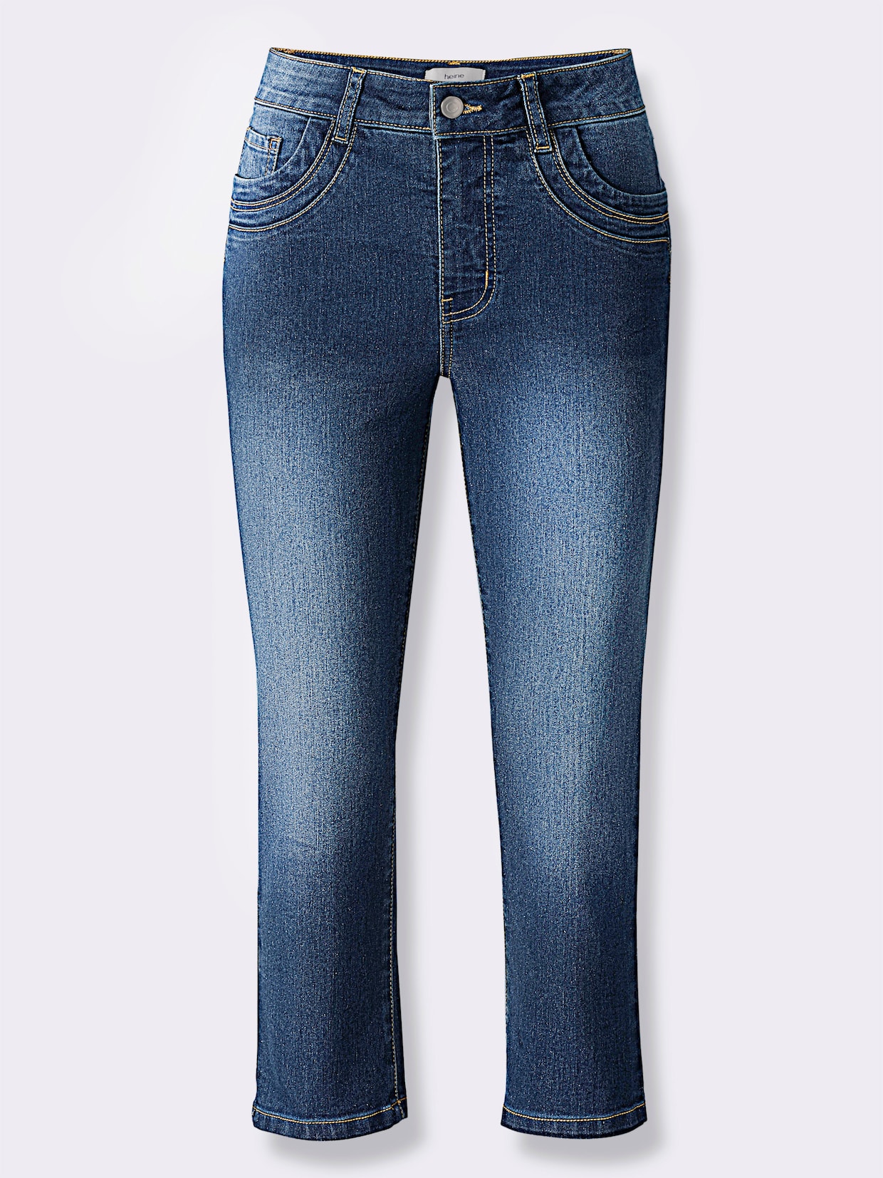 heine Caprijeans - blue-stone-washed