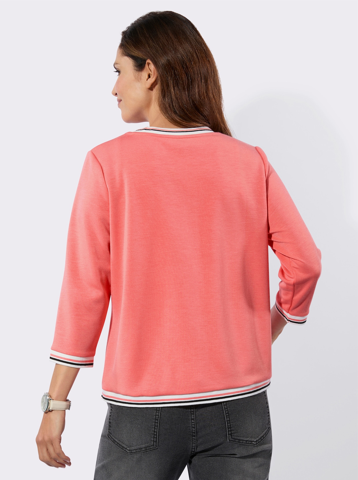 Sweatjacke - koralle